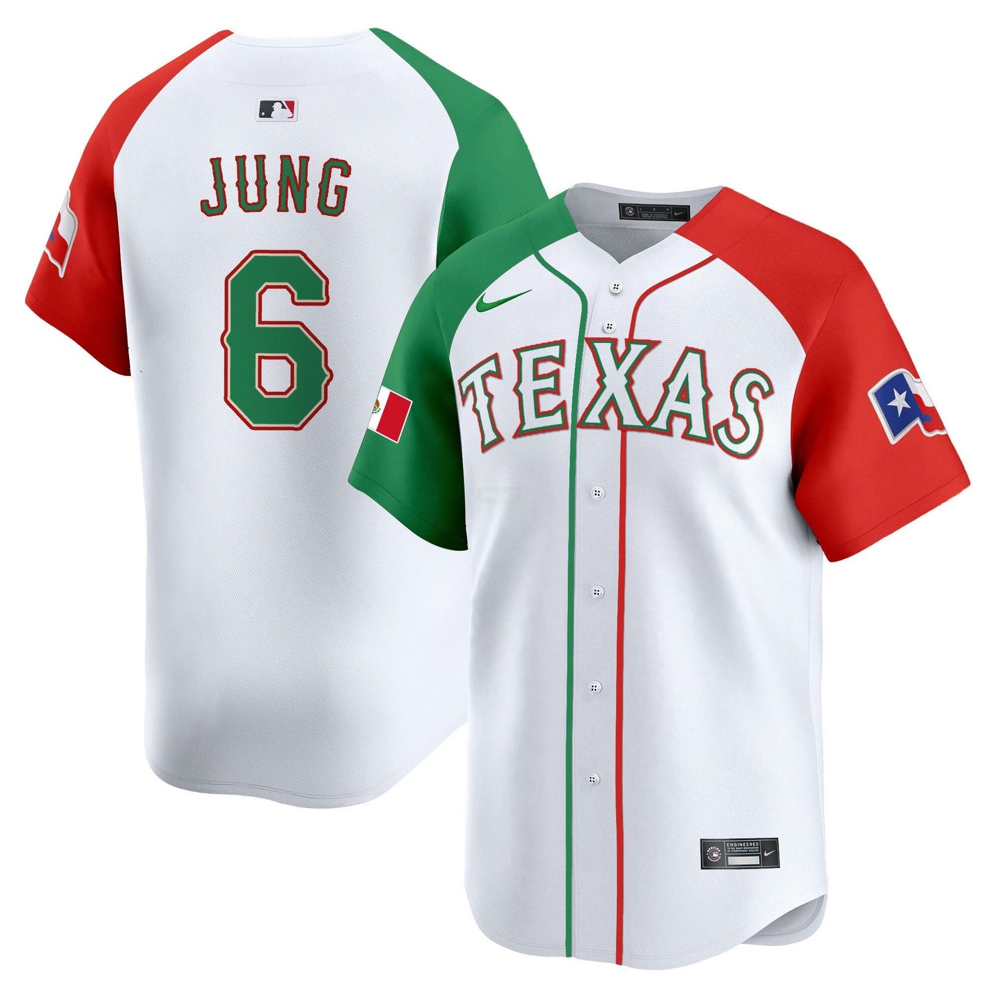 Camisa MLB Men’s Texas Mexico Vapor Premier Limited Jersey V2