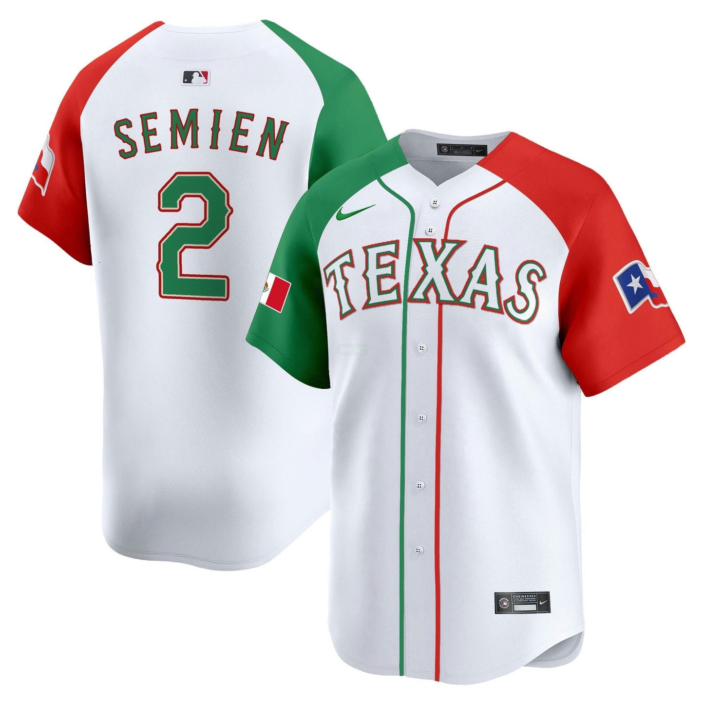 Camisa MLB Men’s Texas Mexico Vapor Premier Limited Jersey V2