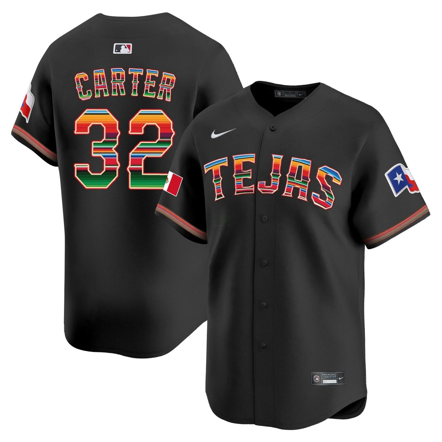 Camisa MLB Men’s Texas Mexico Vapor Premier Limited Jersey V2