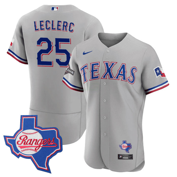Camisa MLB Men’s Texas Texas State Patch Jersey