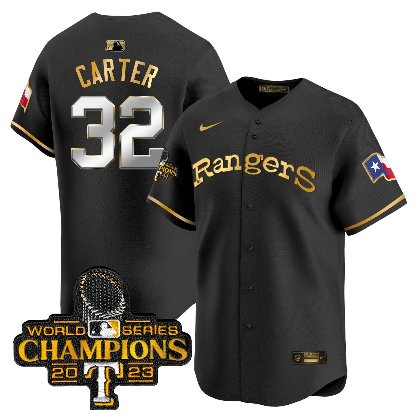 Camisa MLB Men’s Texas Throwback 1972 Vapor Premier Limited Jersey