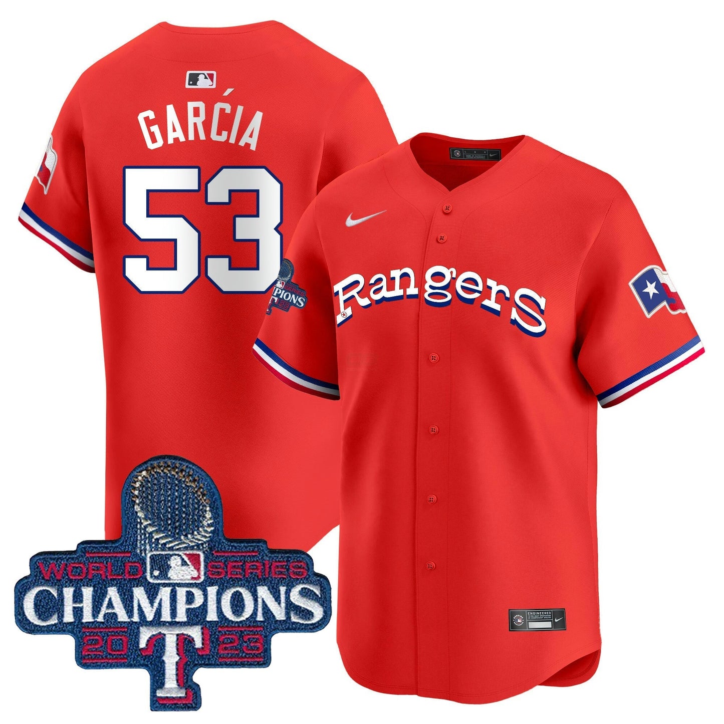 Camisa MLB Men’s Texas Throwback 1972 Vapor Premier Limited Jersey