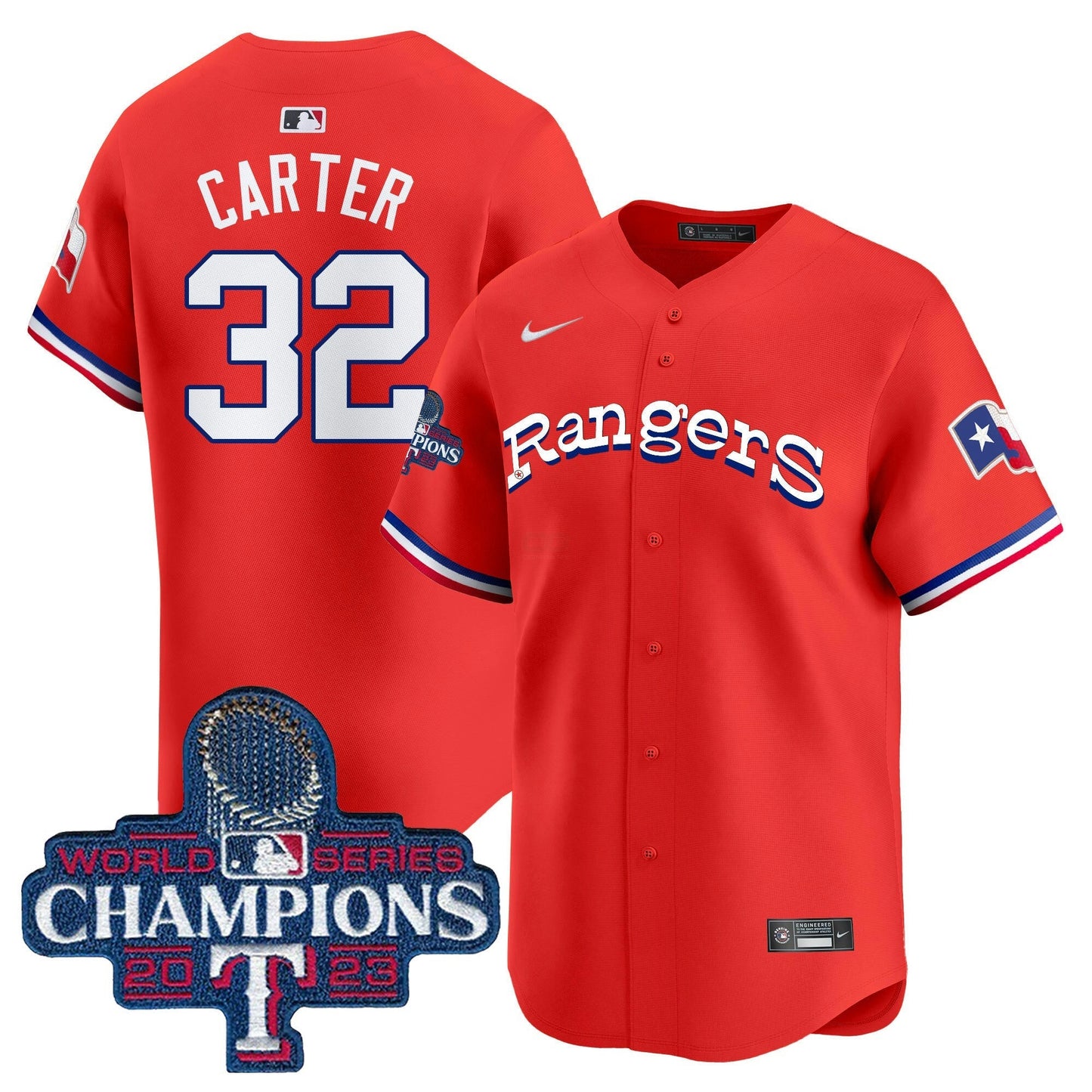 Camisa MLB Men’s Texas Throwback 1972 Vapor Premier Limited Jersey