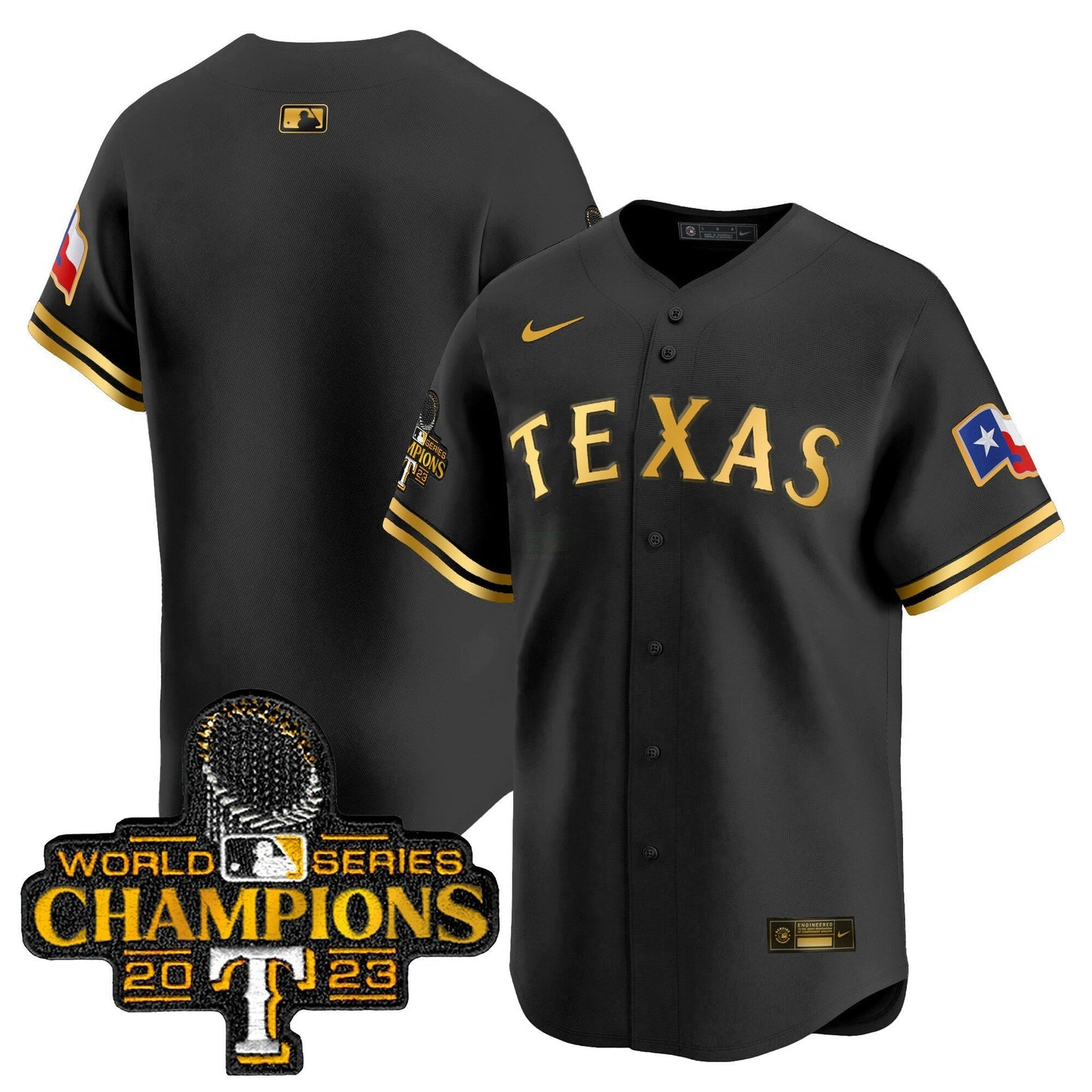 Camisa MLB Men’s Texas World Series Champions Vapor Premier Limited Jersey