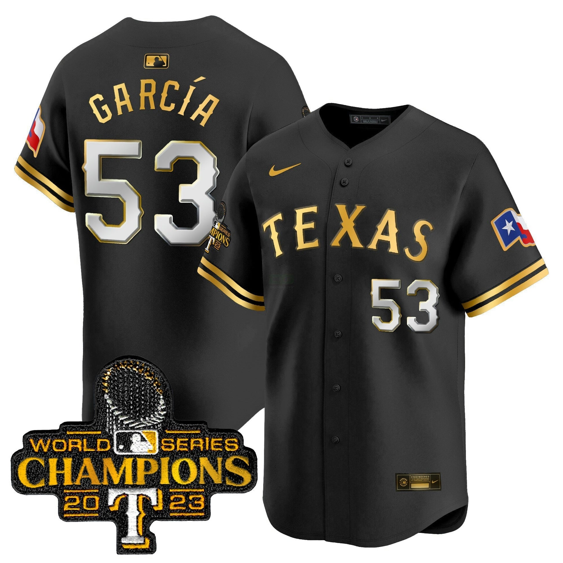 Camisa MLB Men’s Texas World Series Champions Vapor Premier Limited Jersey