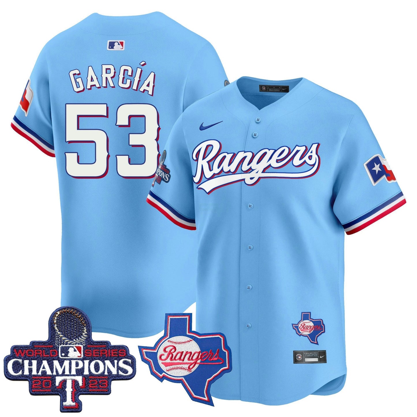 Camisa MLB Men’s Texas World Series Champions Vapor Premier Limited Jersey V2
