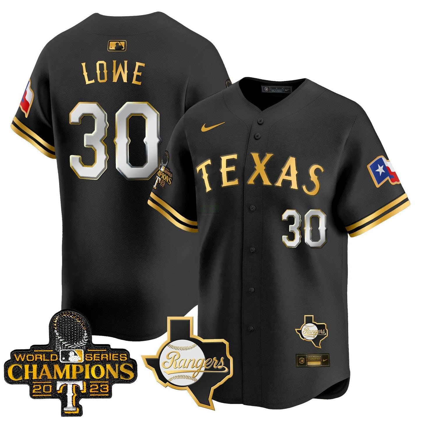Camisa MLB Men’s Texas World Series Champions Vapor Premier Limited Jersey V2