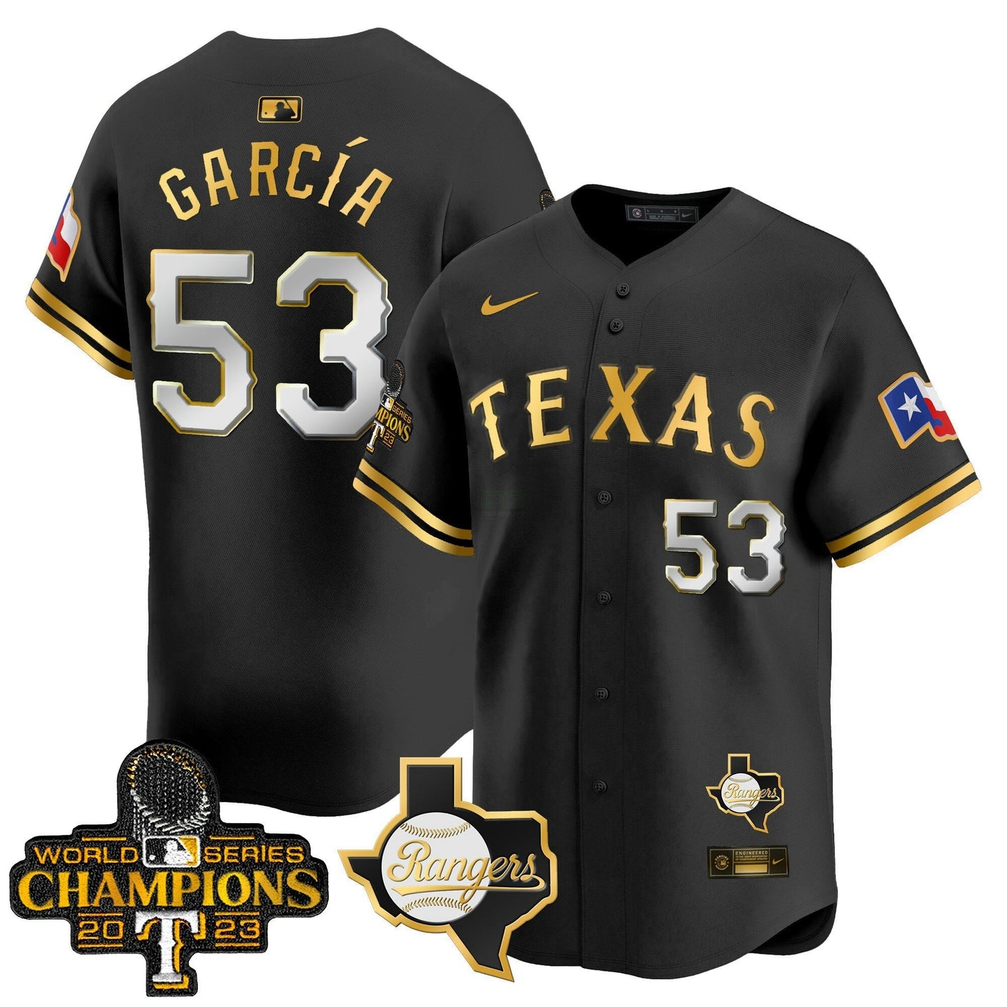 Camisa MLB Men’s Texas World Series Champions Vapor Premier Limited Jersey V2