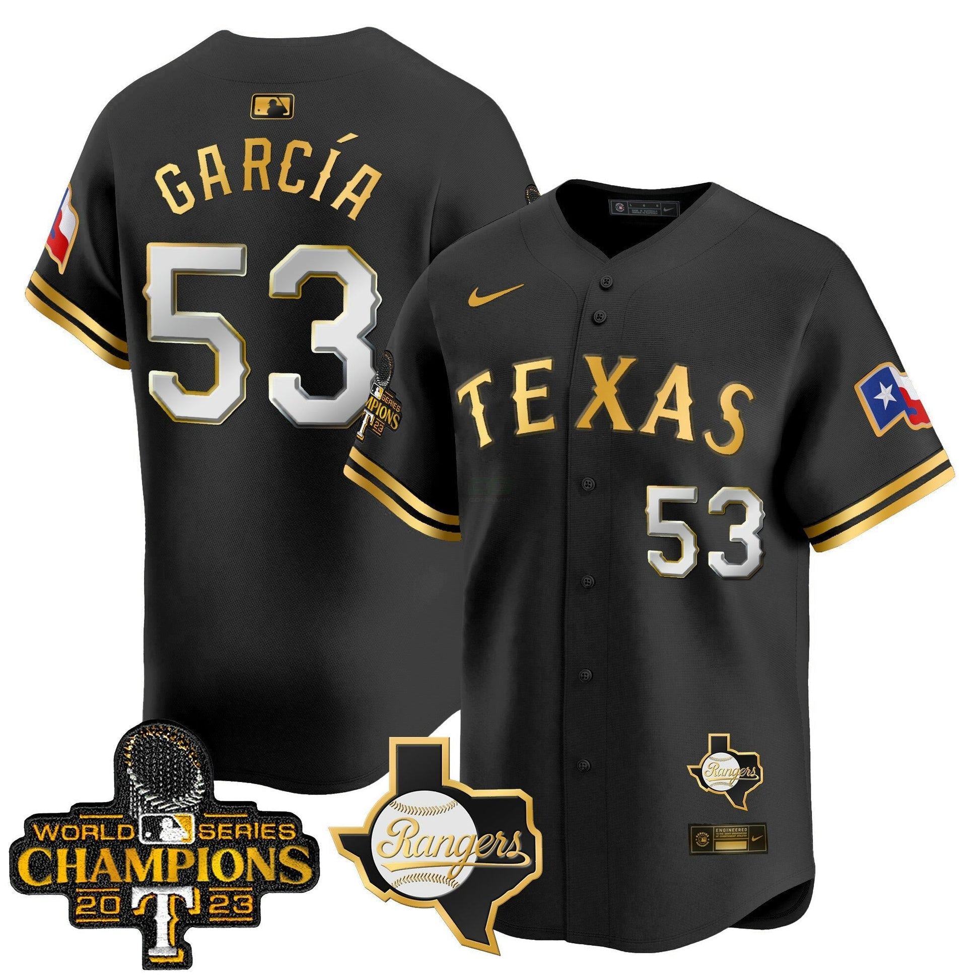 Camisa MLB Men’s Texas World Series Champions Vapor Premier Limited Jersey V2