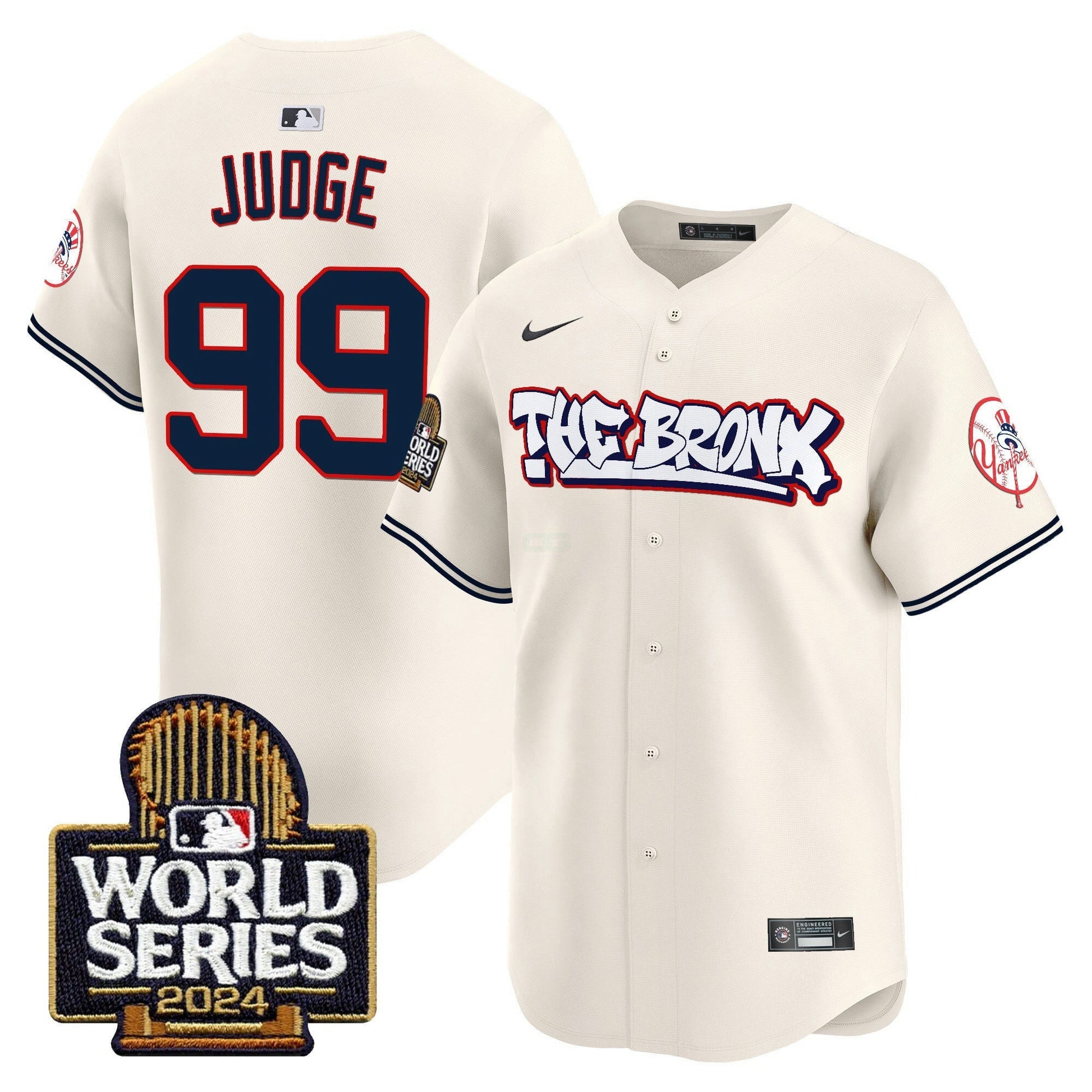 Camisa MLB Men’s The Bronx 2024 World Series Vapor Premier Limited Jersey