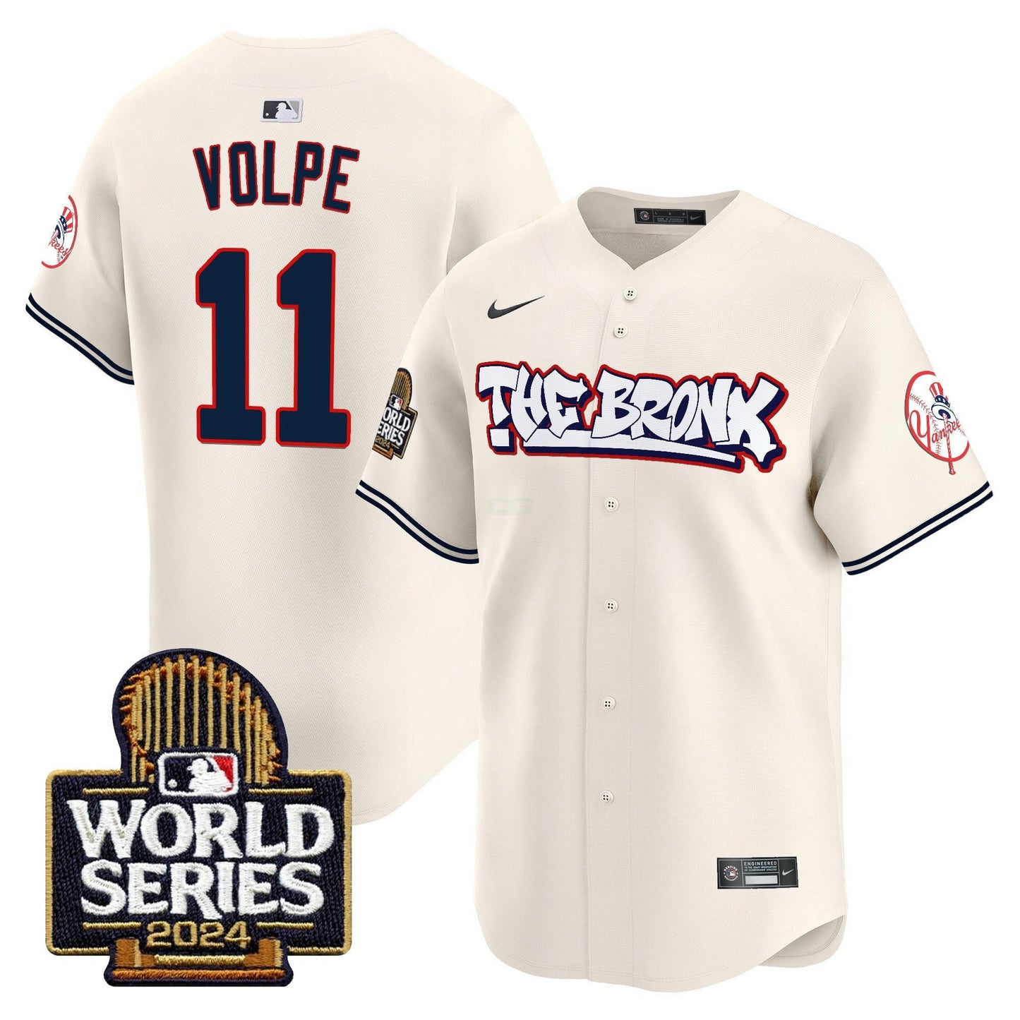 Camisa MLB Men’s The Bronx 2024 World Series Vapor Premier Limited Jersey