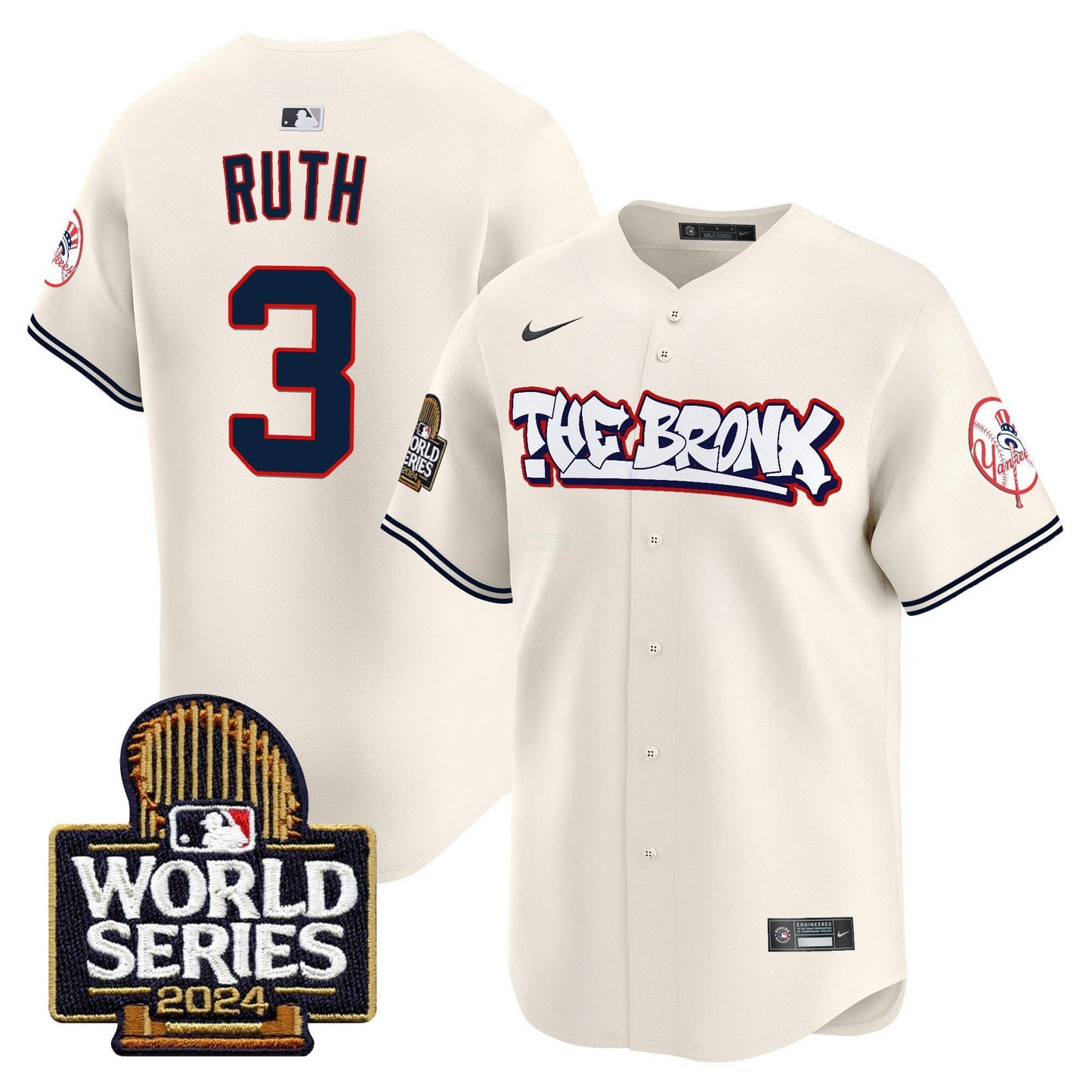 Camisa MLB Men’s The Bronx 2024 World Series Vapor Premier Limited Jersey