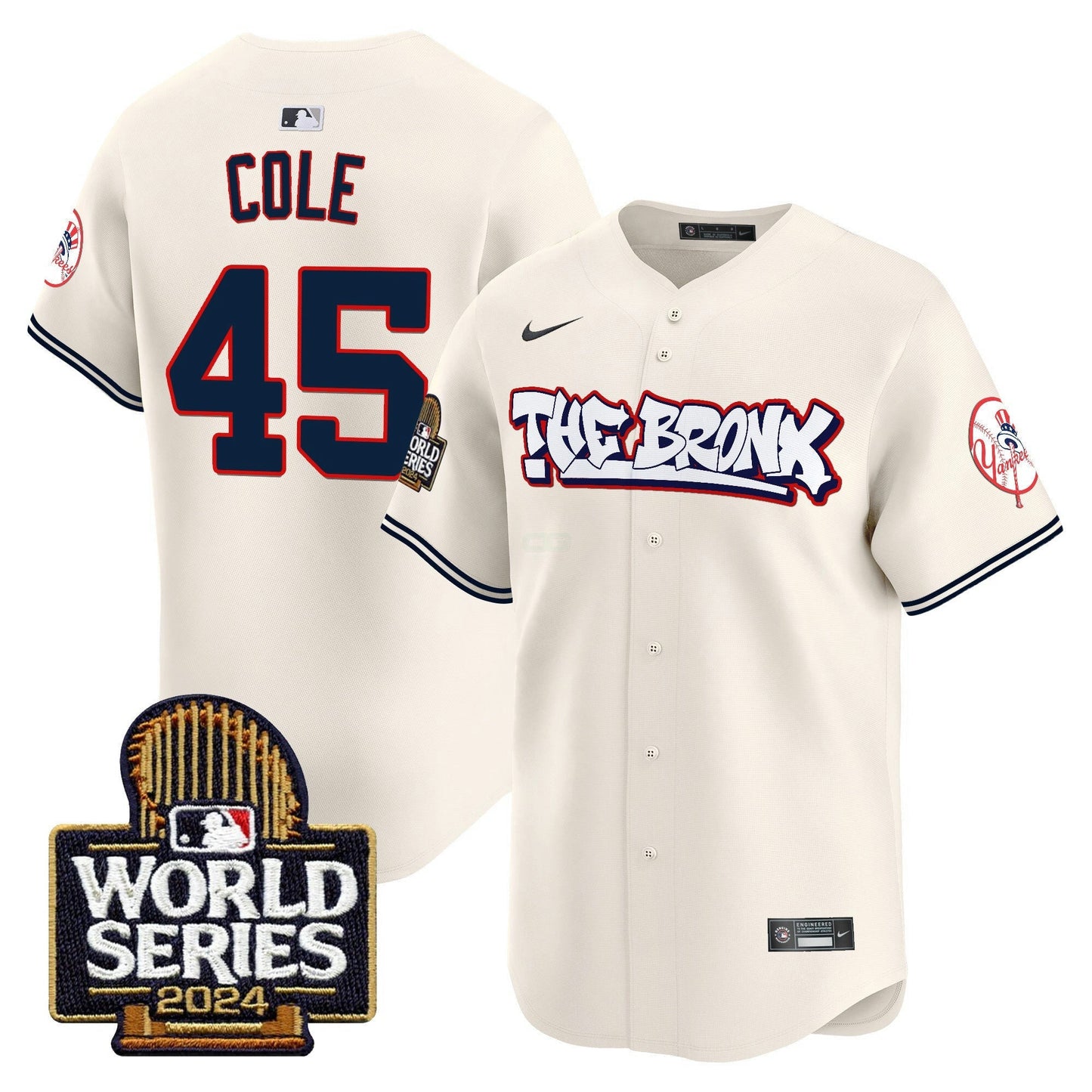 Camisa MLB Men’s The Bronx 2024 World Series Vapor Premier Limited Jersey