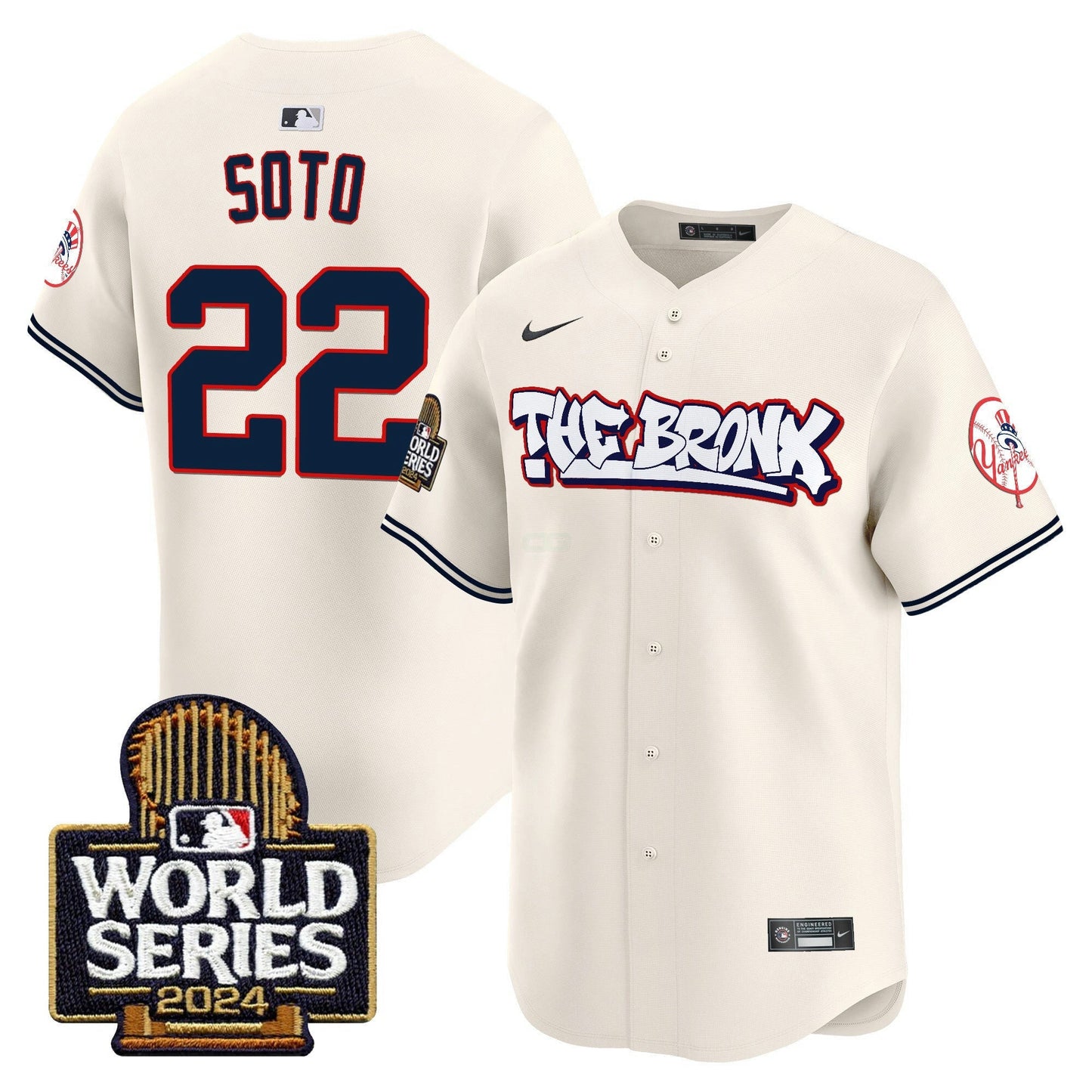 Camisa MLB Men’s The Bronx 2024 World Series Vapor Premier Limited Jersey