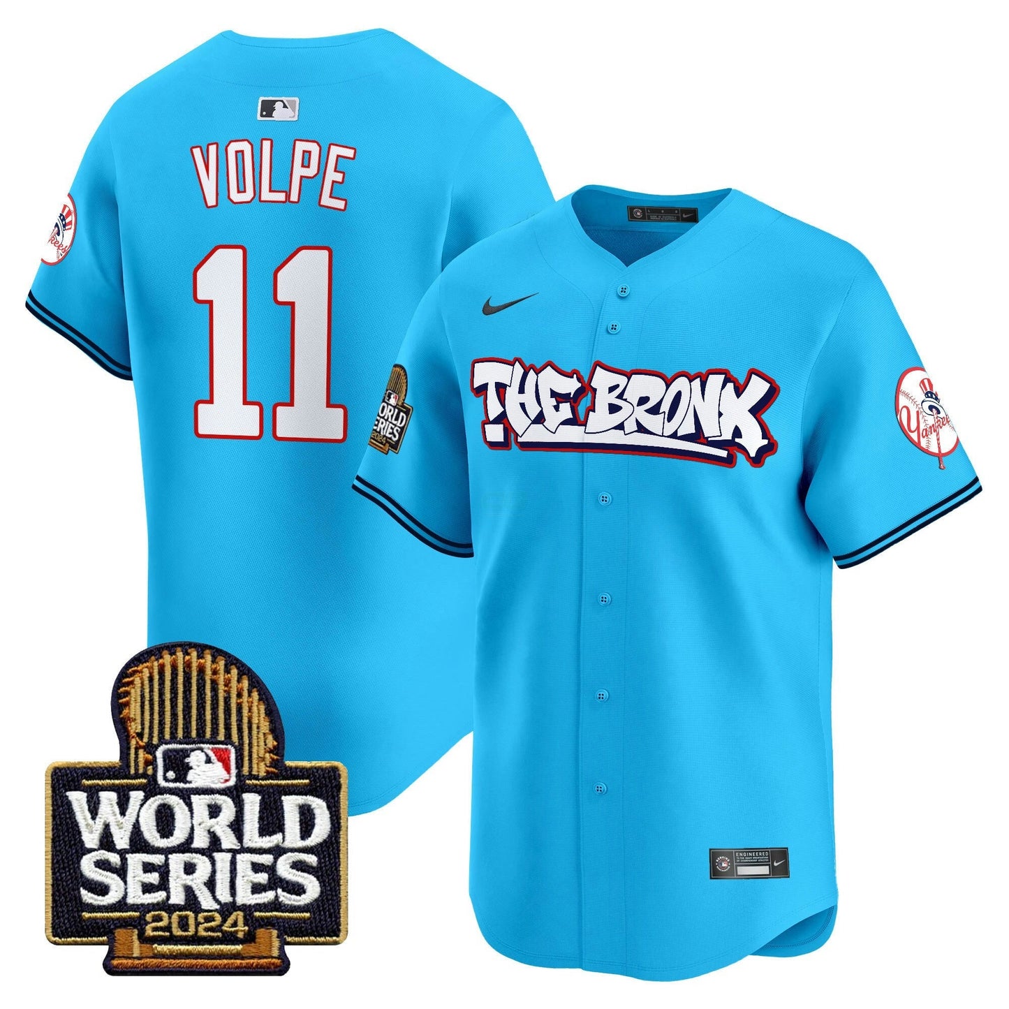 Camisa MLB Men’s The Bronx 2024 World Series Vapor Premier Limited Jersey