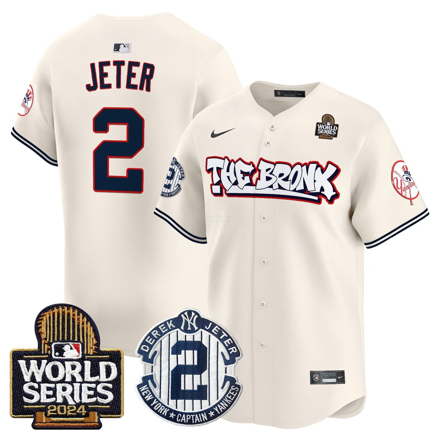 Camisa MLB Men’s The Bronx 2024 World Series Vapor Premier Limited Jersey V2