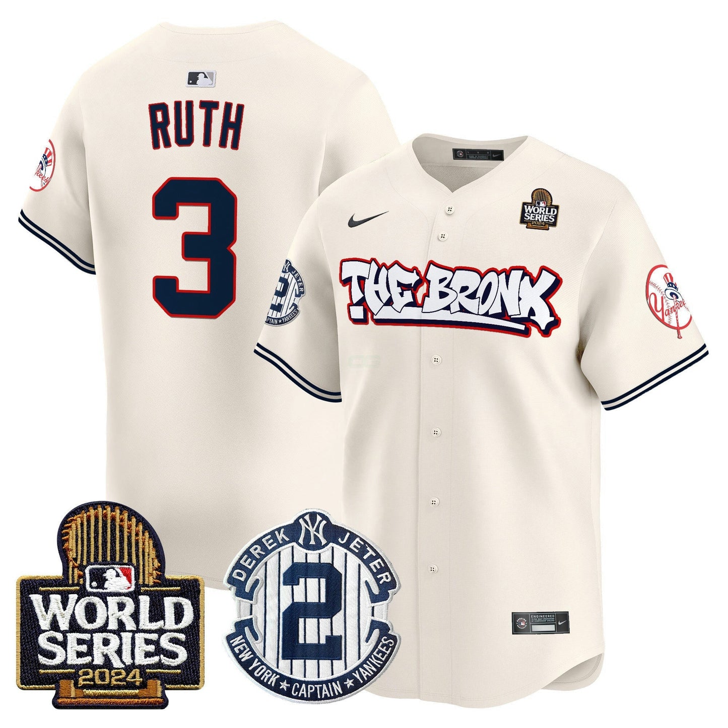Camisa MLB Men’s The Bronx 2024 World Series Vapor Premier Limited Jersey V2