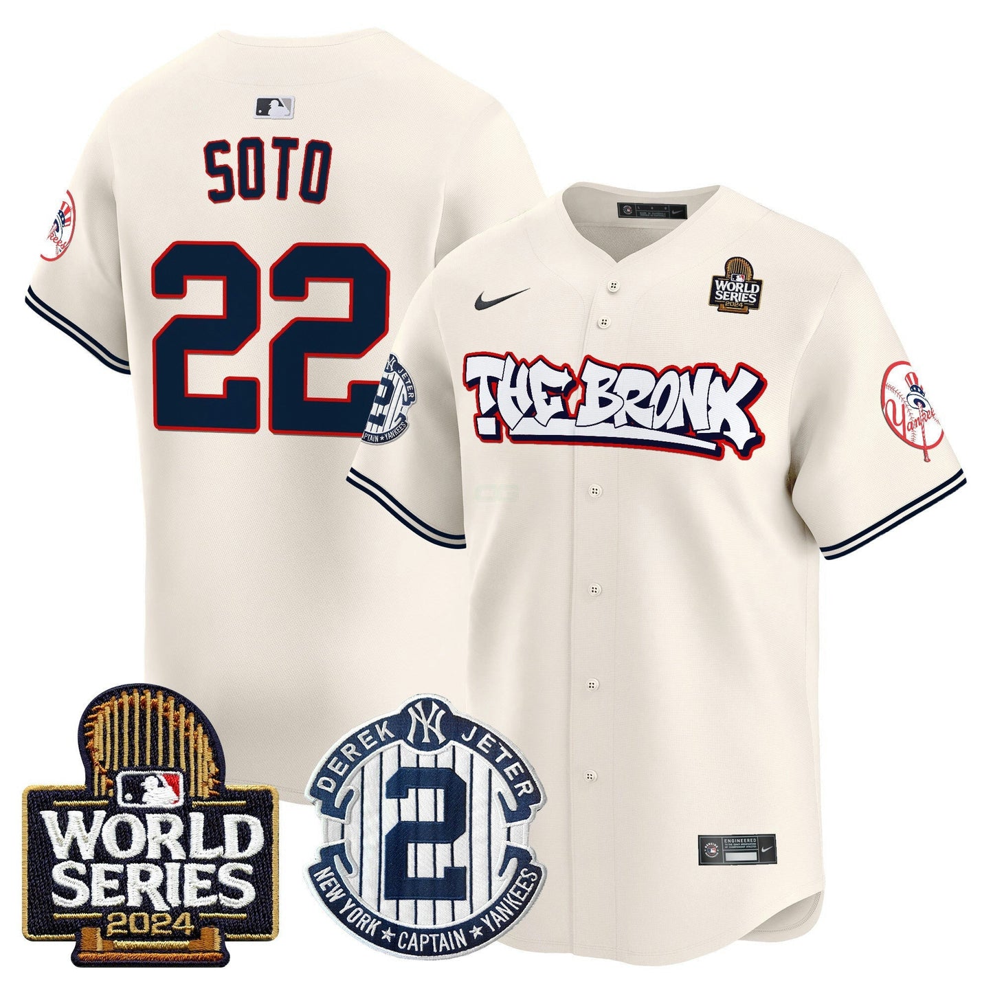 Camisa MLB Men’s The Bronx 2024 World Series Vapor Premier Limited Jersey V2