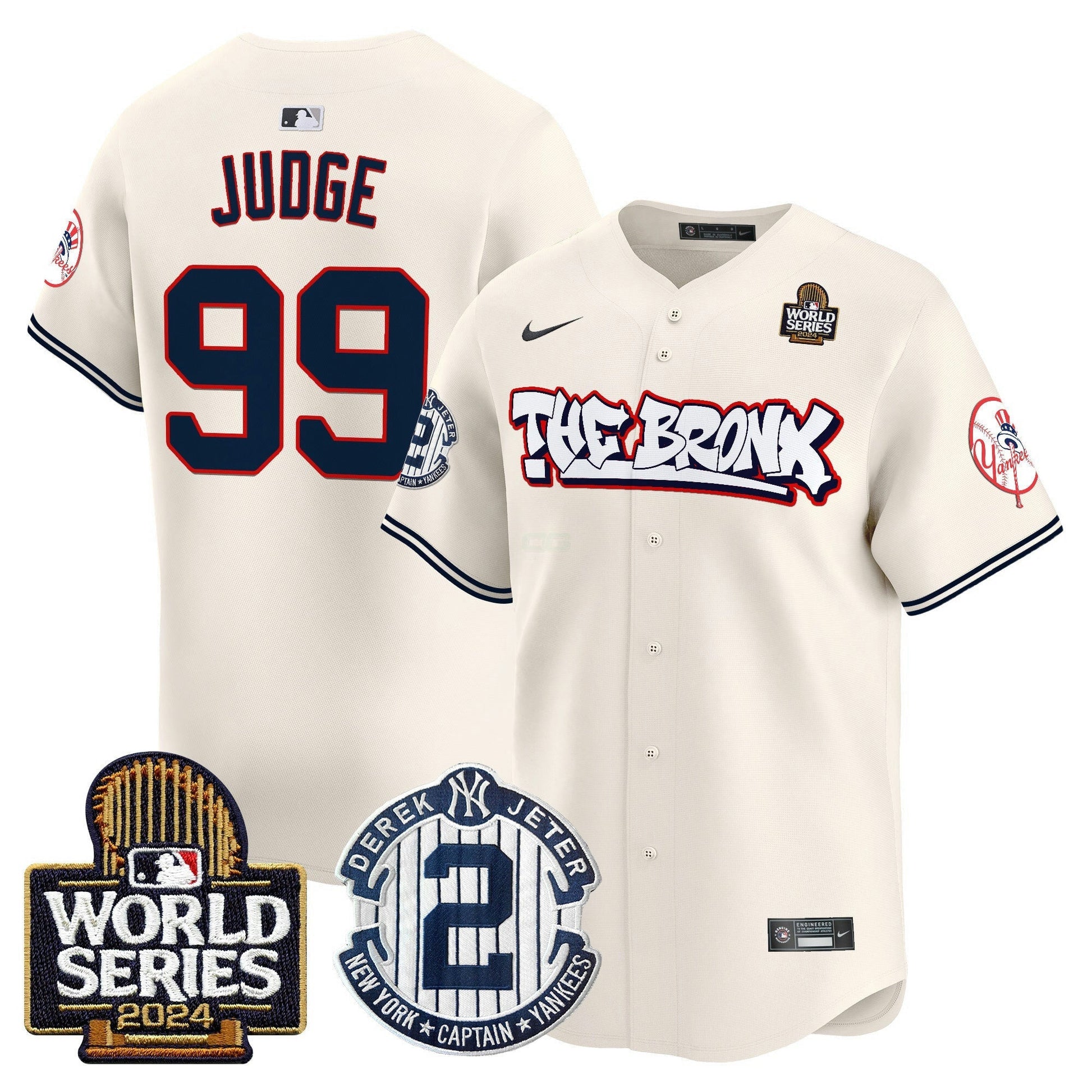 Camisa MLB Men’s The Bronx 2024 World Series Vapor Premier Limited Jersey V2