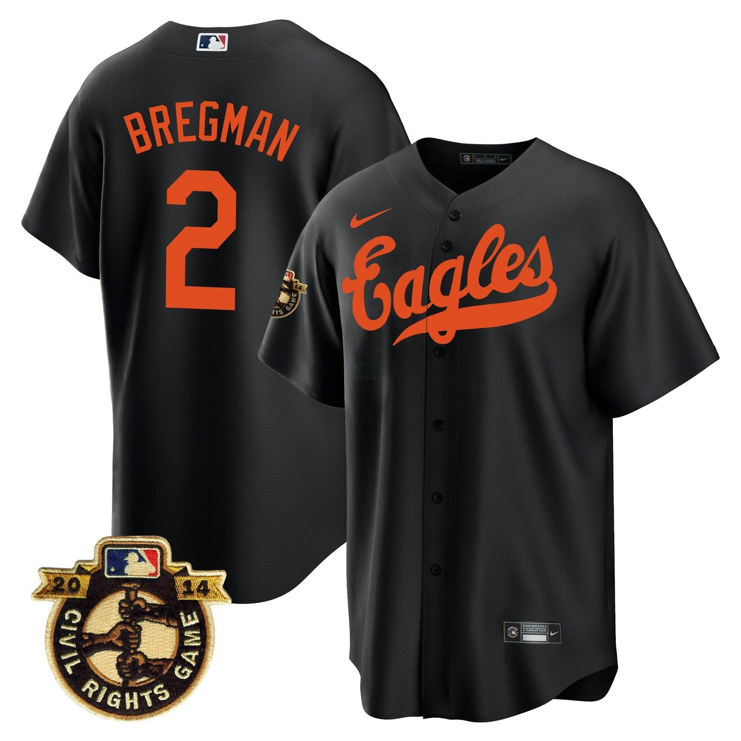Camisa MLB Men’s Throwback 1950 Houston Eagles Jersey
