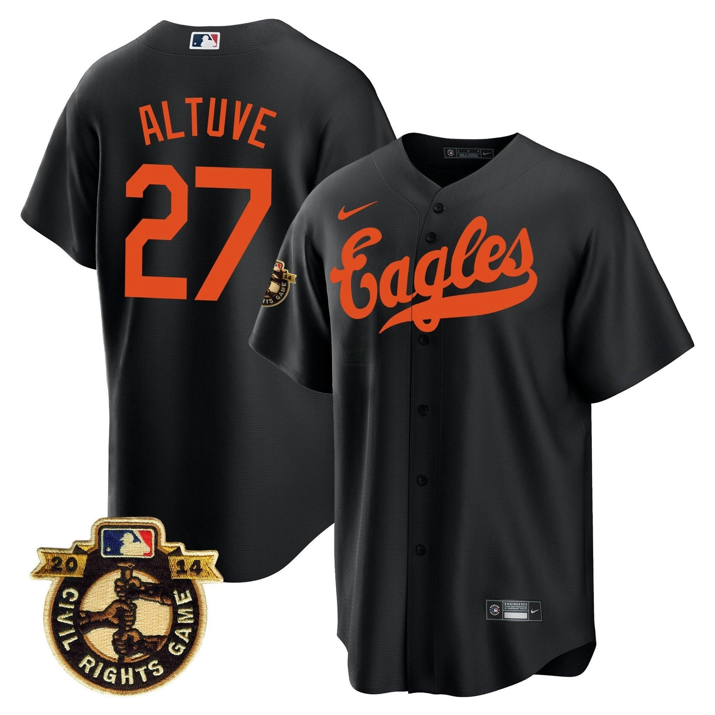 Camisa MLB Men’s Throwback 1950 Houston Eagles Jersey
