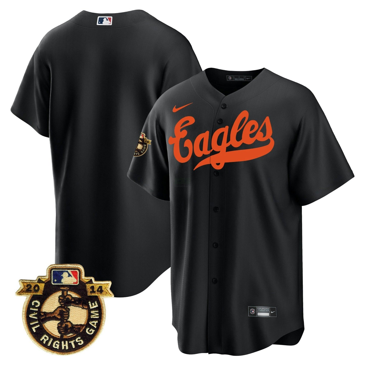 Camisa MLB Men’s Throwback 1950 Houston Eagles Jersey