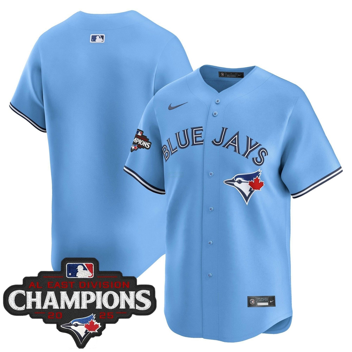 Camisa MLB Men’s Toronto 2025 AL East Division Champions Vapor Premier Limited Jersey