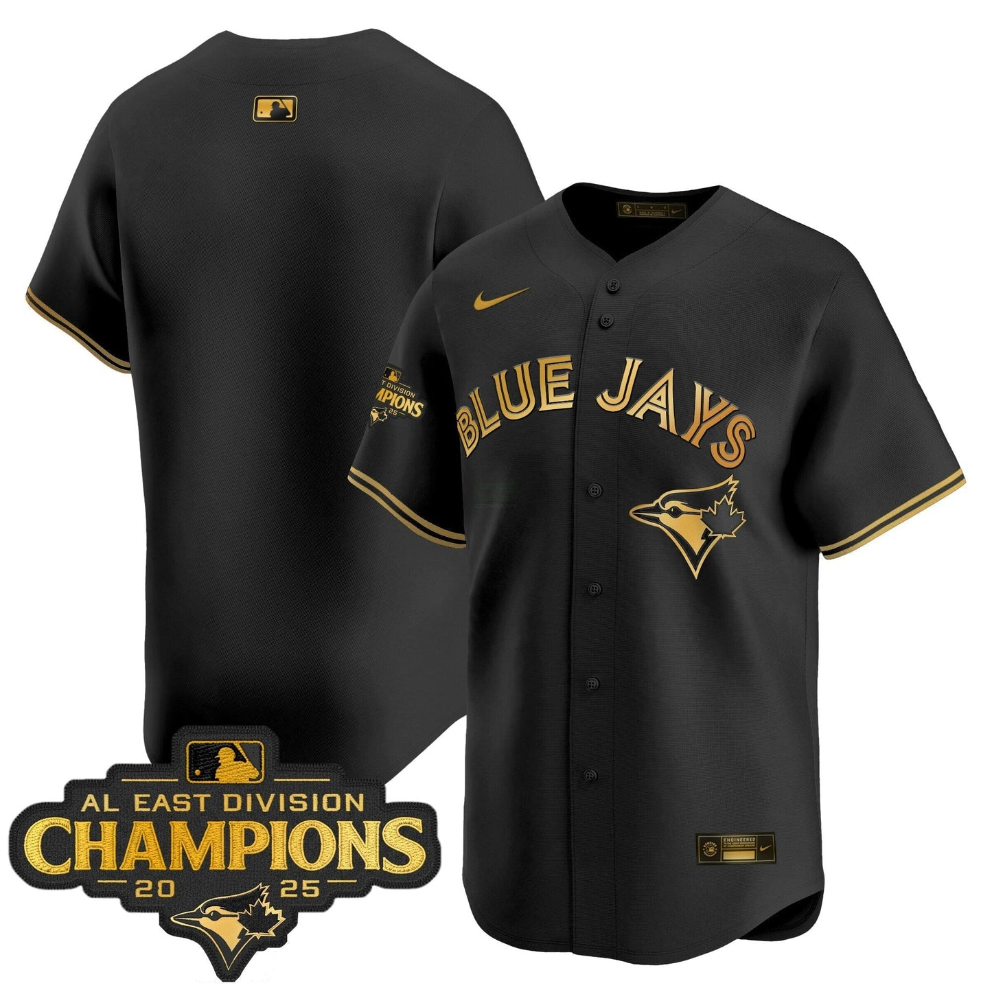 Camisa MLB Men’s Toronto 2025 AL East Division Champions Vapor Premier Limited Jersey
