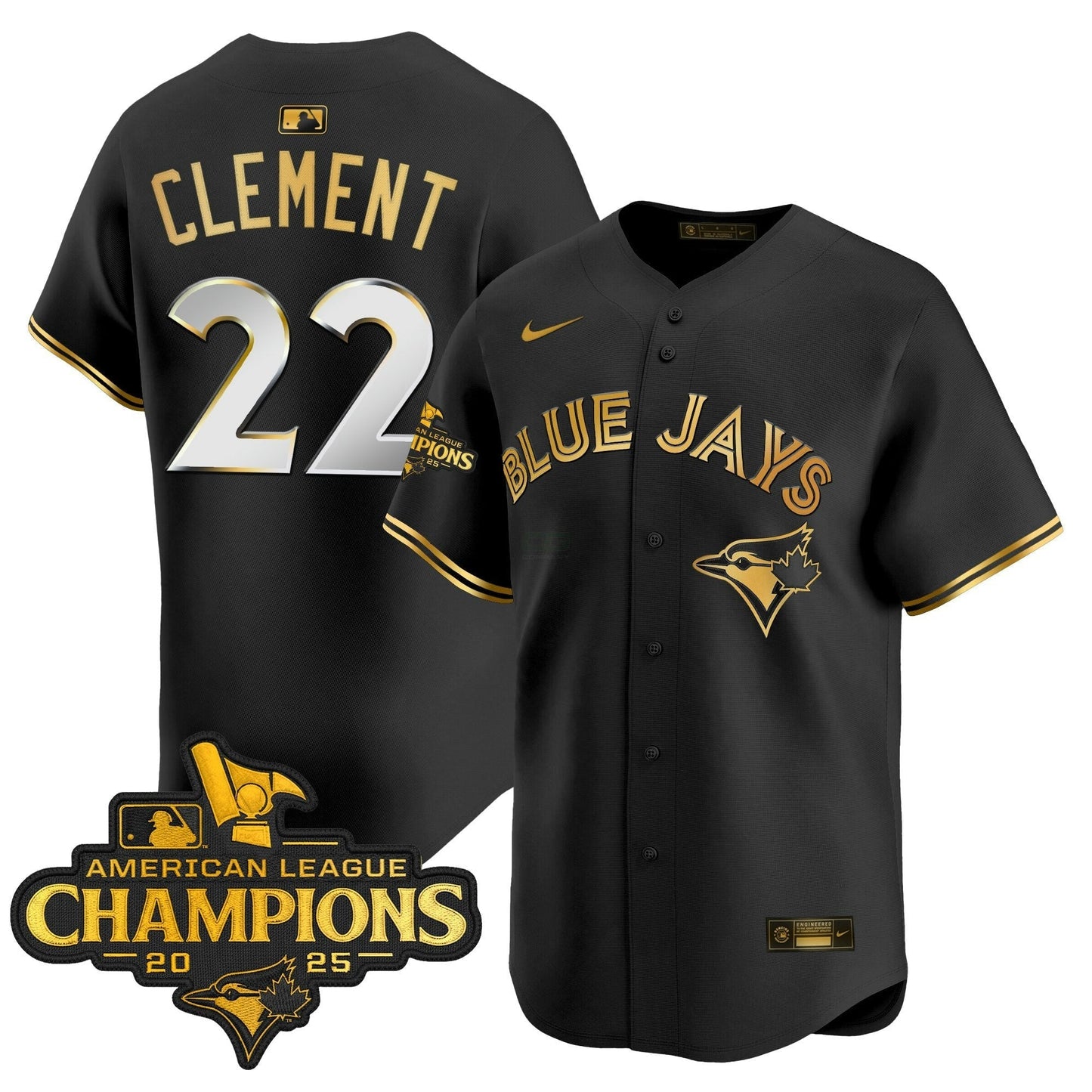 Camisa MLB Men’s Toronto 2025 American League Champions Vapor Premier Limited Jersey
