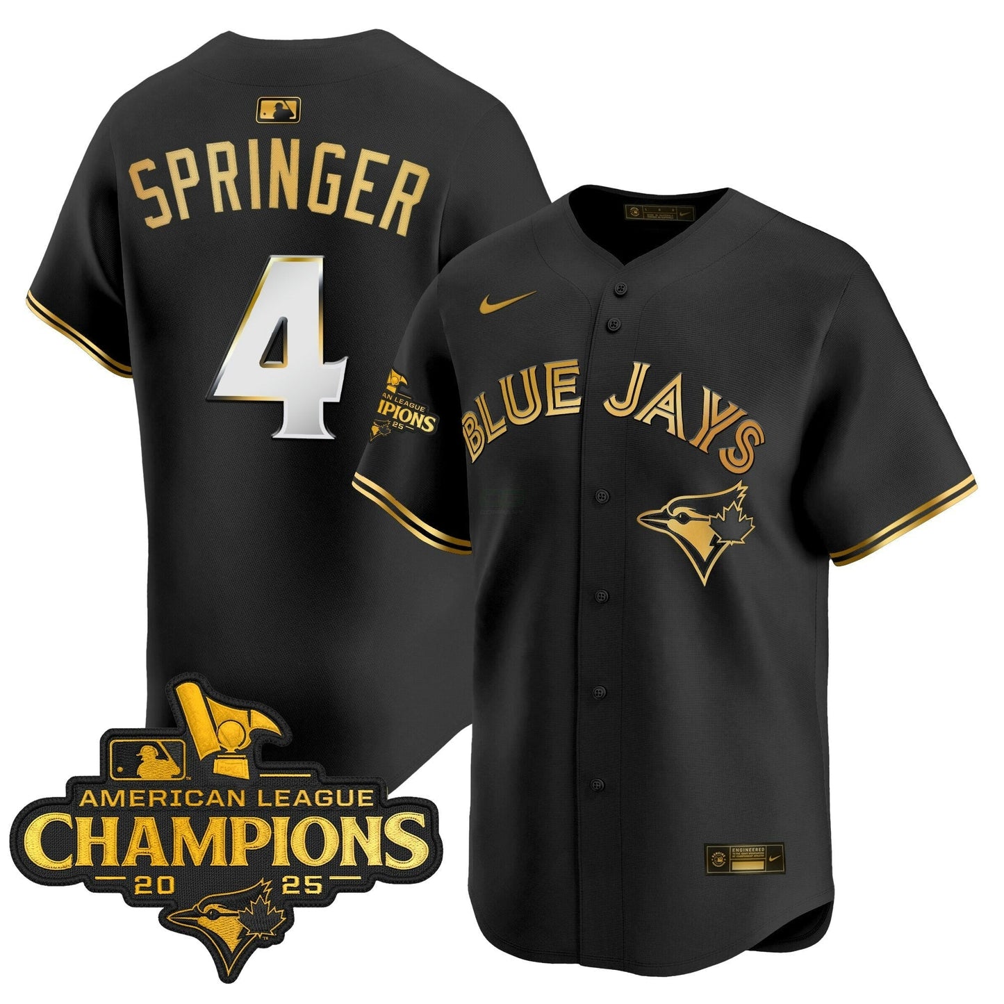 Camisa MLB Men’s Toronto 2025 American League Champions Vapor Premier Limited Jersey