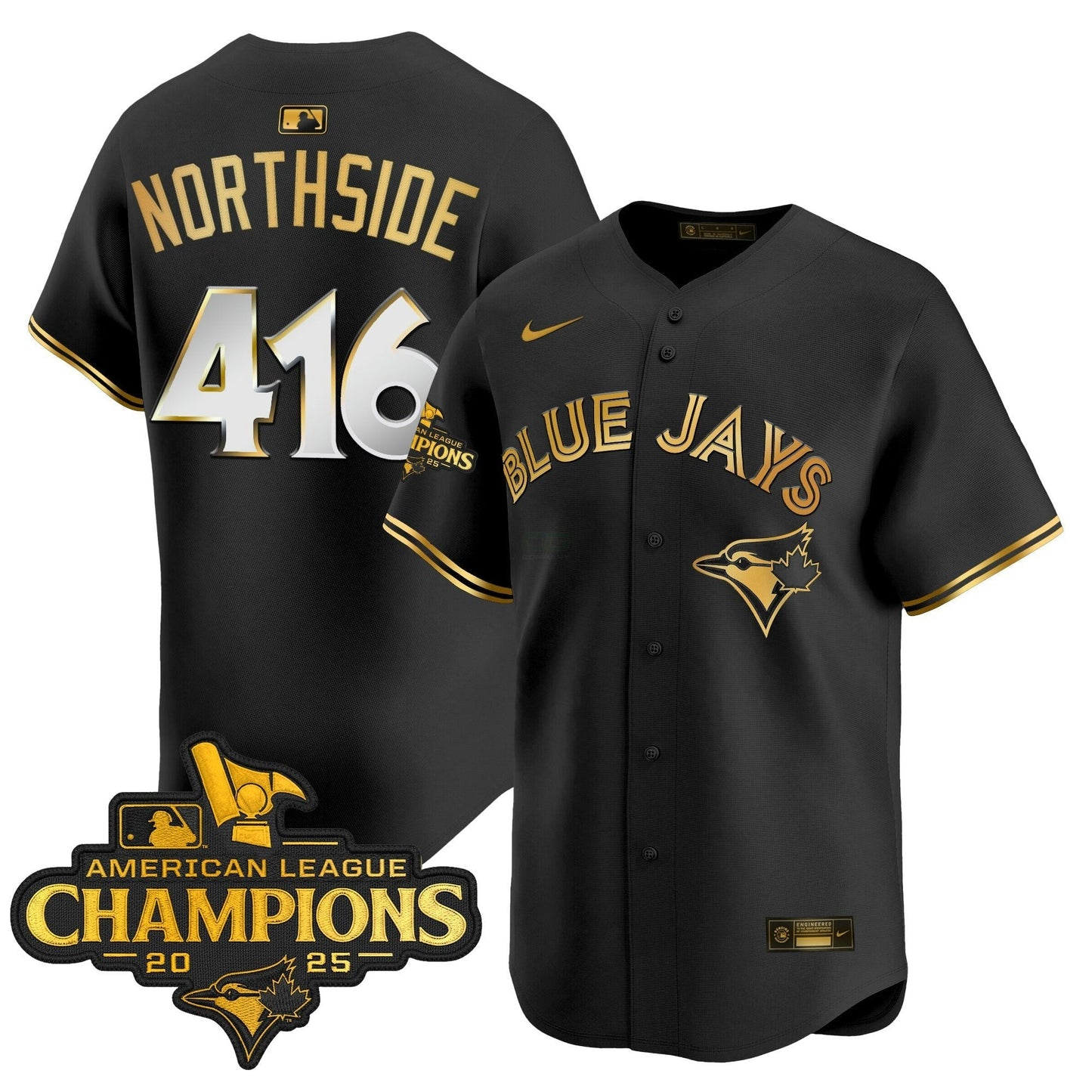 Camisa MLB Men’s Toronto 2025 American League Champions Vapor Premier Limited Jersey