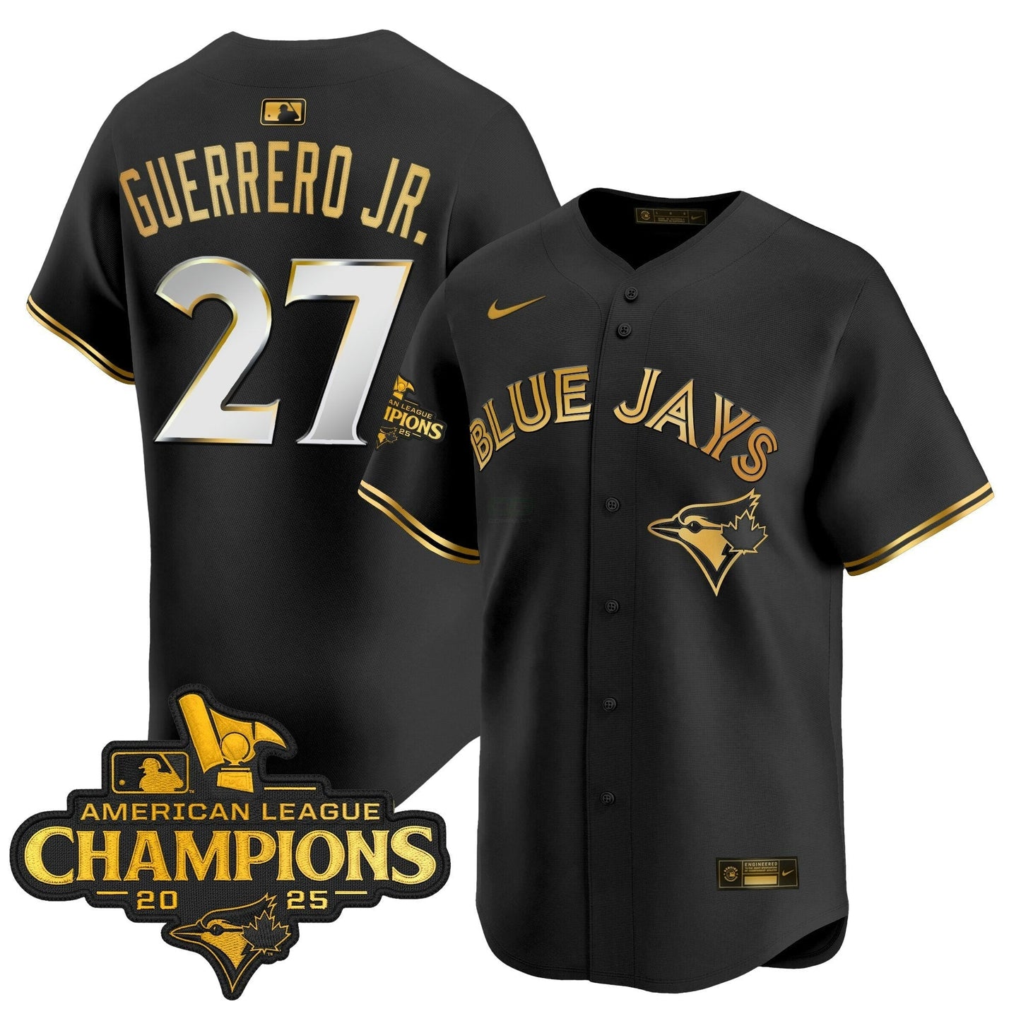 Camisa MLB Men’s Toronto 2025 American League Champions Vapor Premier Limited Jersey