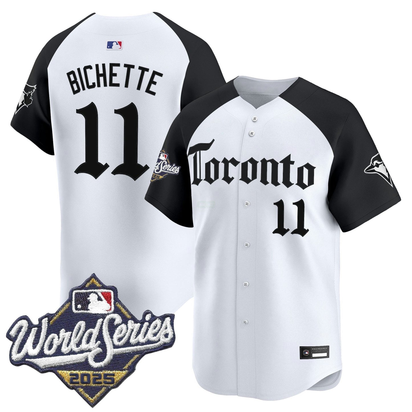 Camisa MLB Men’s Toronto 2025 World Series Vapor Premier Limited Jersey – Gothic North Edition