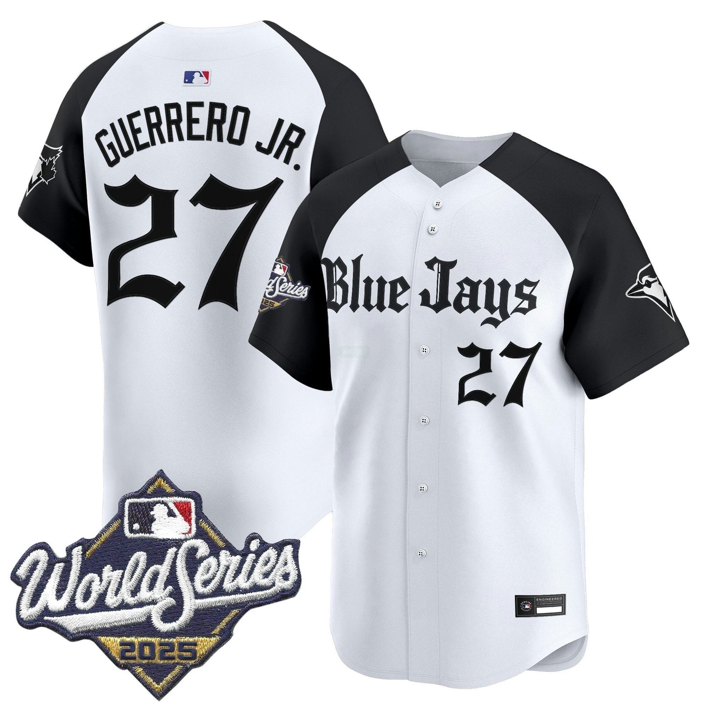 Camisa MLB Men’s Toronto 2025 World Series Vapor Premier Limited Jersey V2 – Gothic North Edition