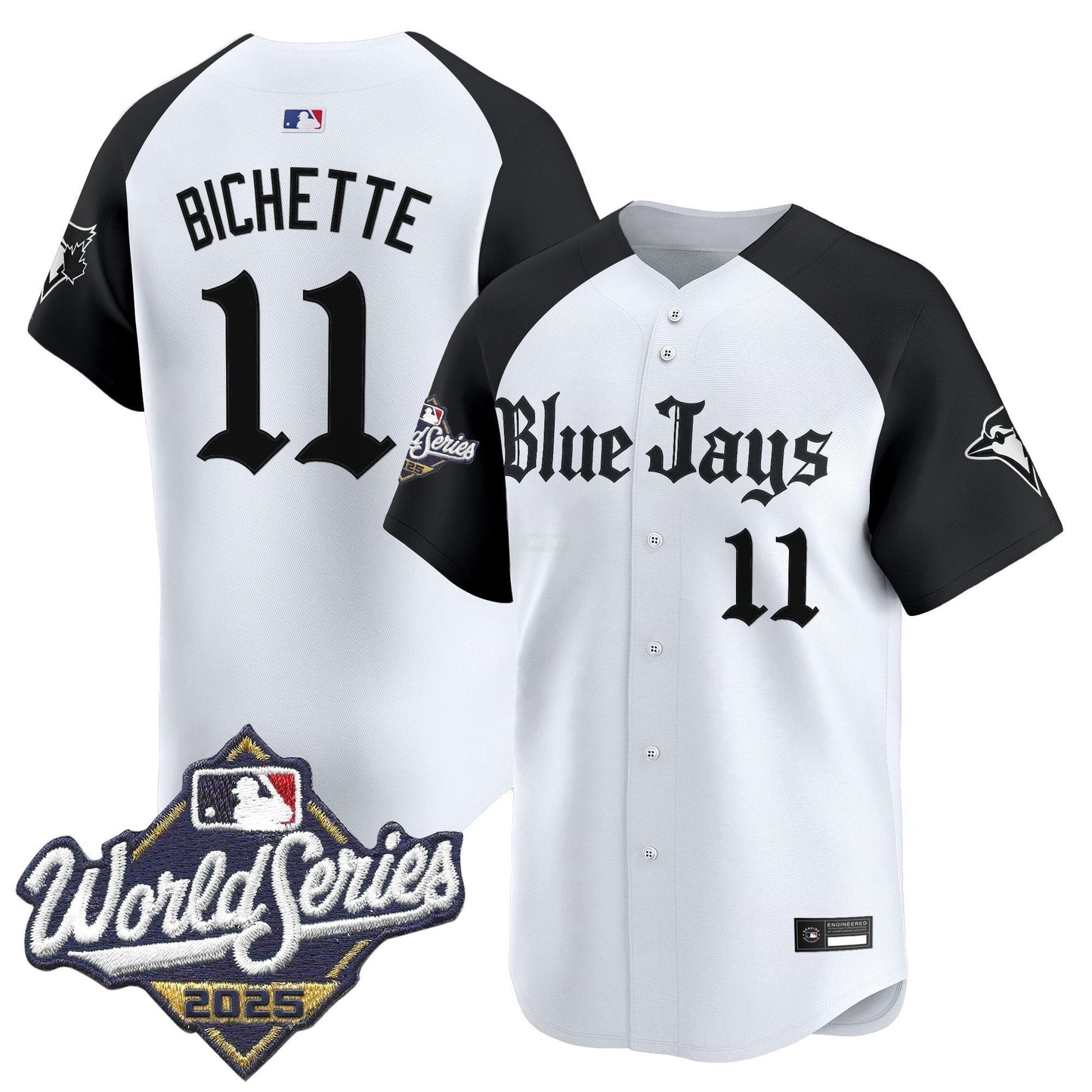 Camisa MLB Men’s Toronto 2025 World Series Vapor Premier Limited Jersey V2 – Gothic North Edition