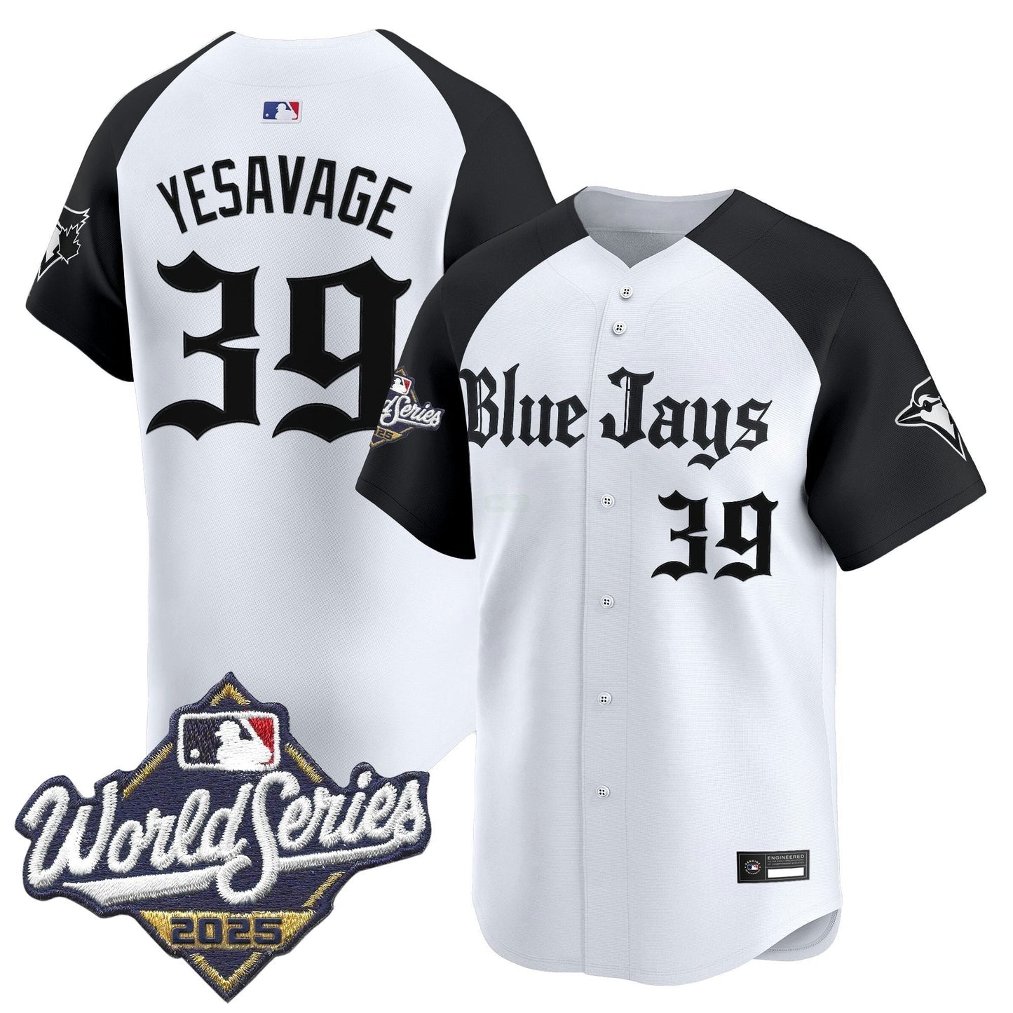 Camisa MLB Men’s Toronto 2025 World Series Vapor Premier Limited Jersey V2 – Gothic North Edition