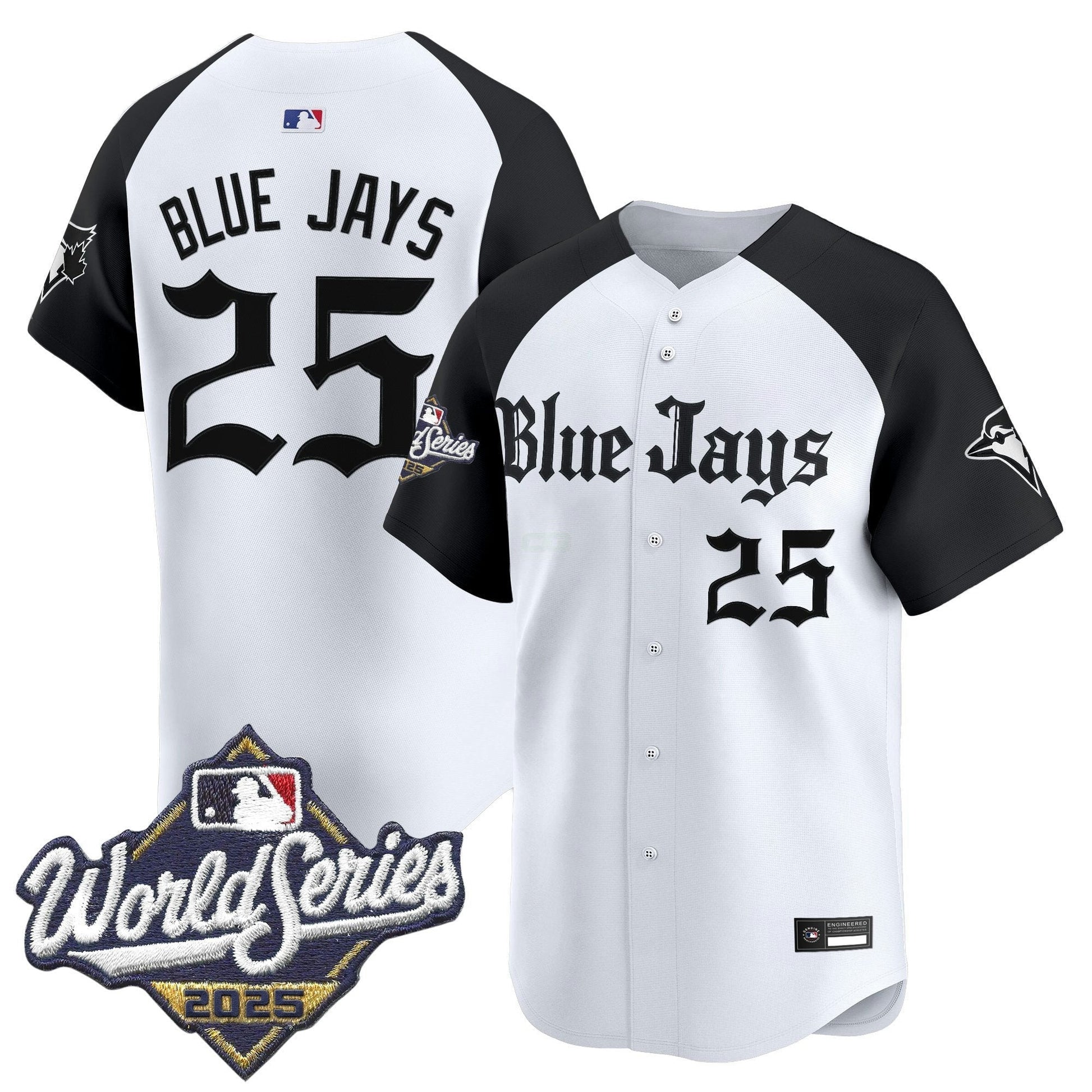 Camisa MLB Men’s Toronto 2025 World Series Vapor Premier Limited Jersey V2 – Gothic North Edition