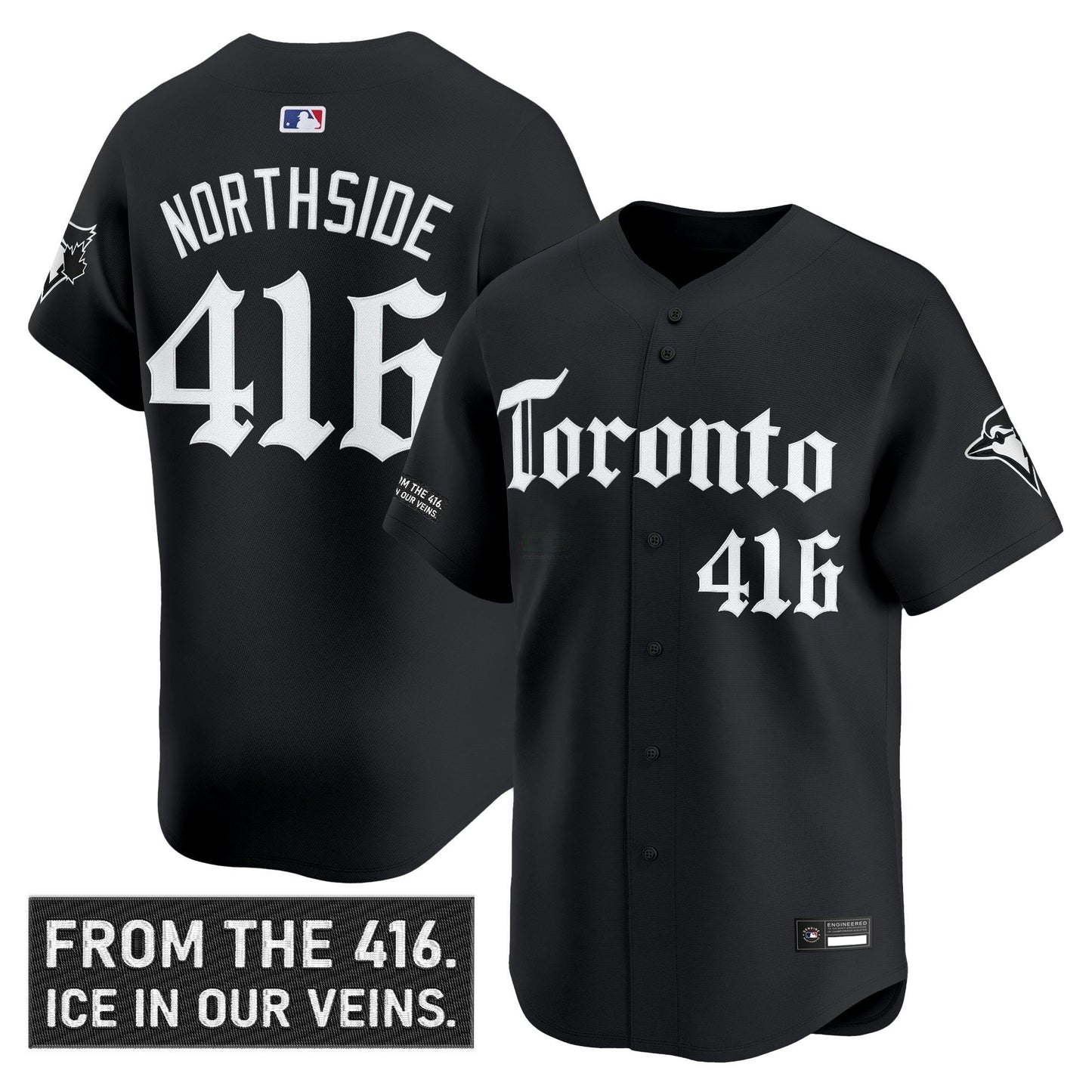 Camisa MLB Men’s Toronto ‘Gothic North Edition’ Vapor Premier Limited Jersey