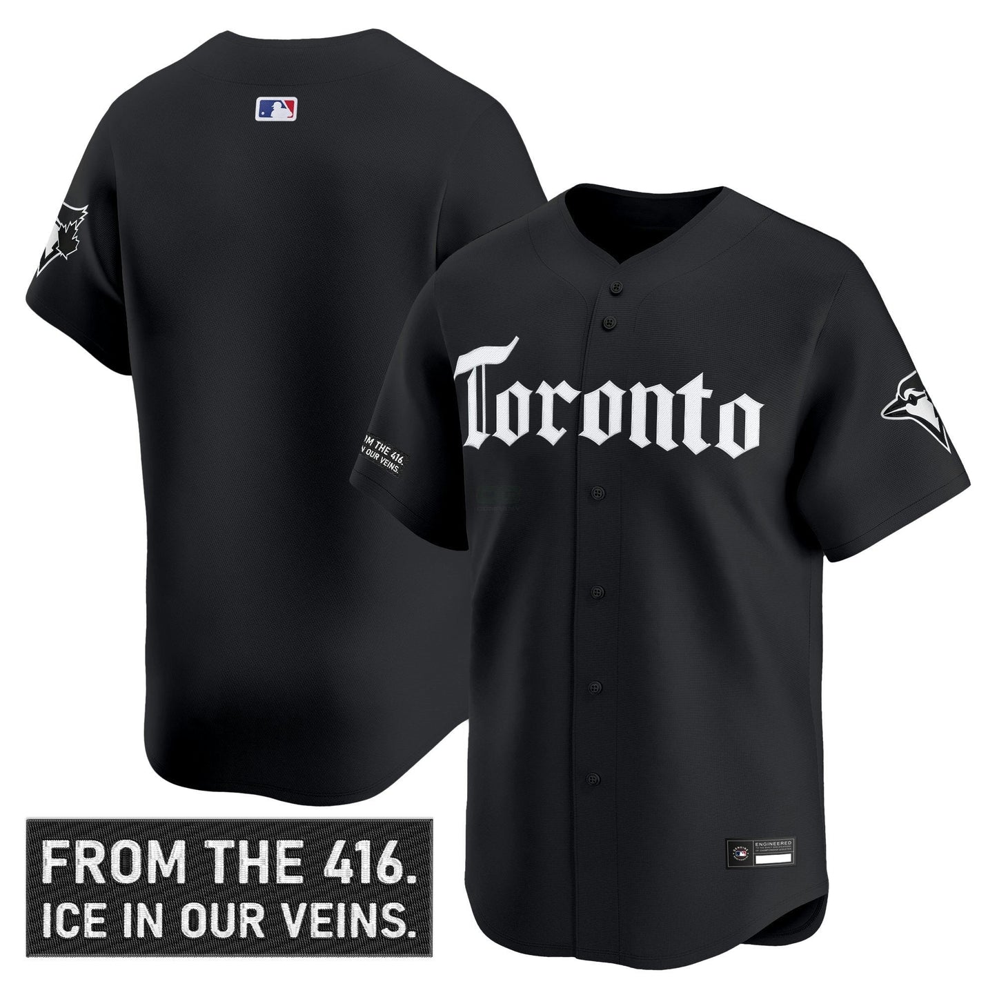 Camisa MLB Men’s Toronto ‘Gothic North Edition’ Vapor Premier Limited Jersey
