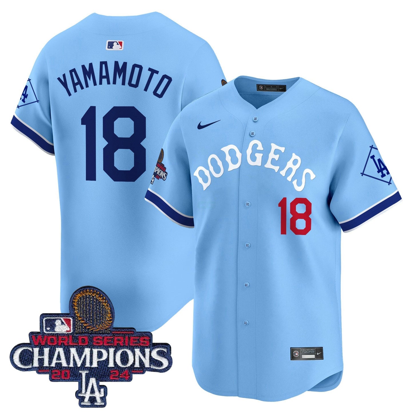 Camisa MLB Men’s Tribute 2024 World Series Champions Vapor Premier Limited Jersey