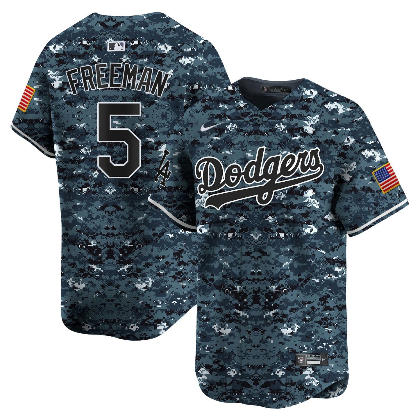 Camisa MLB Los Angeles Dodgers Men’s USMC Alternativa Vapor Premier Limited Jersey