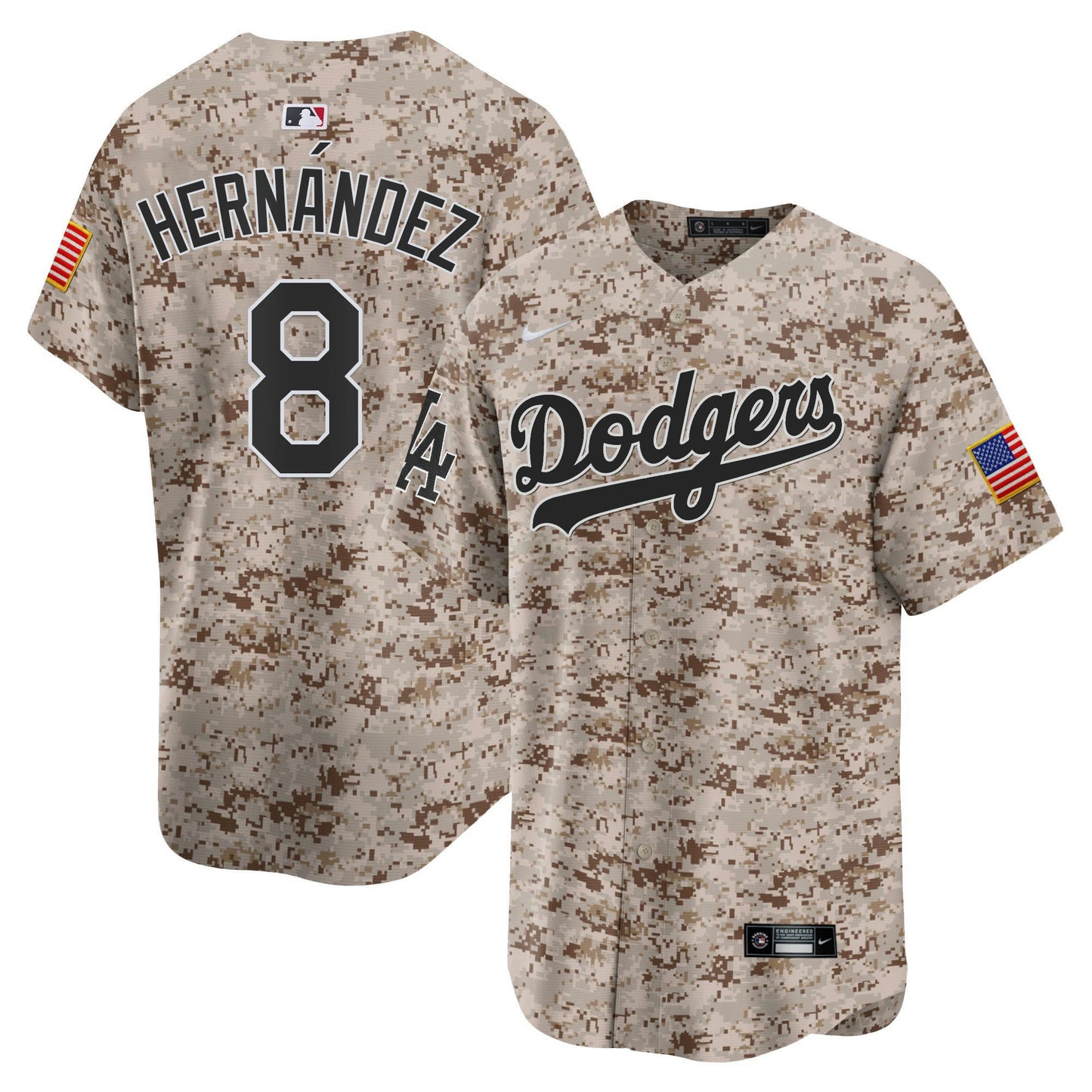 Camisa MLB Los Angeles Dodgers Men’s USMC Alternativa Vapor Premier Limited Jersey
