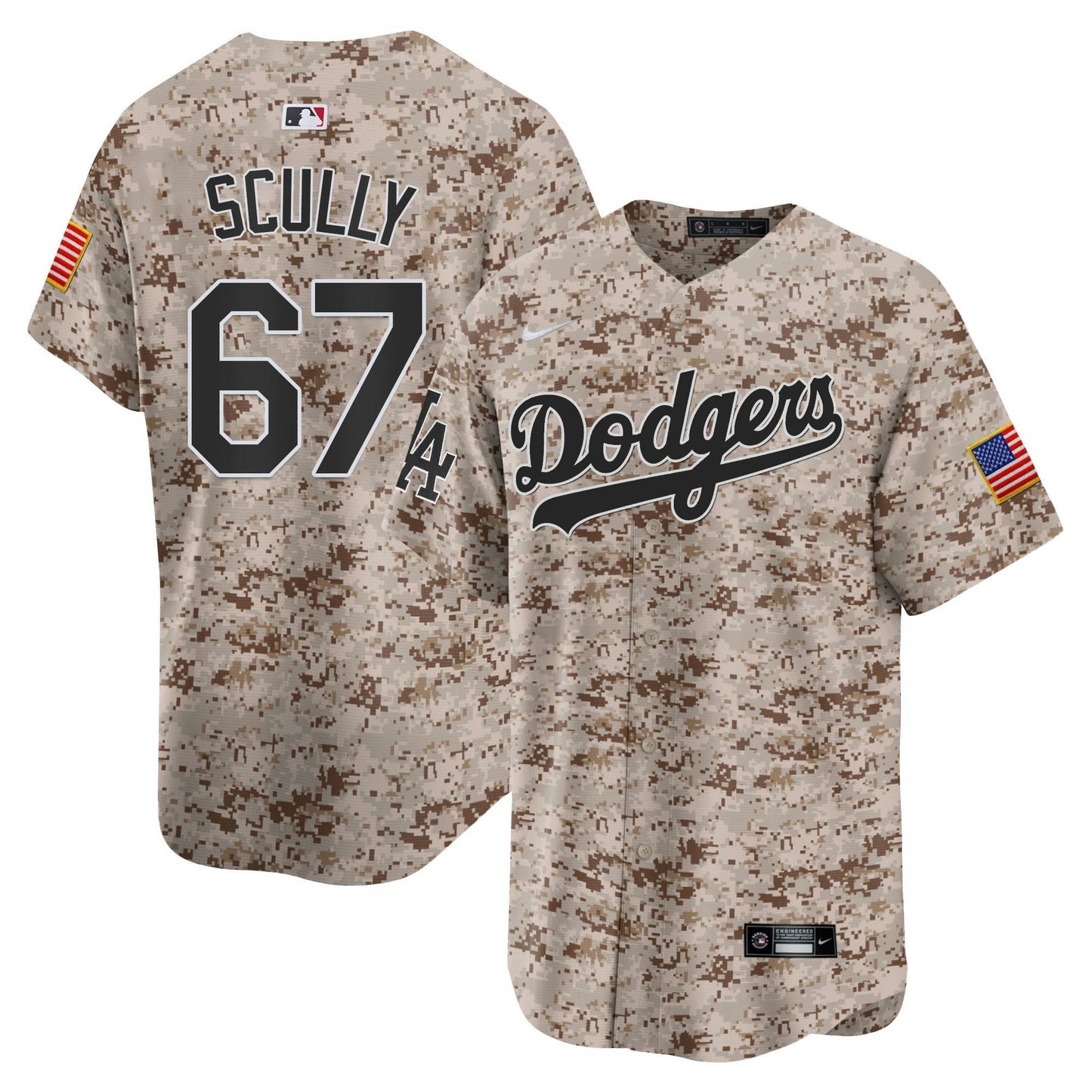 Camisa MLB Los Angeles Dodgers Men’s USMC Alternativa Vapor Premier Limited Jersey