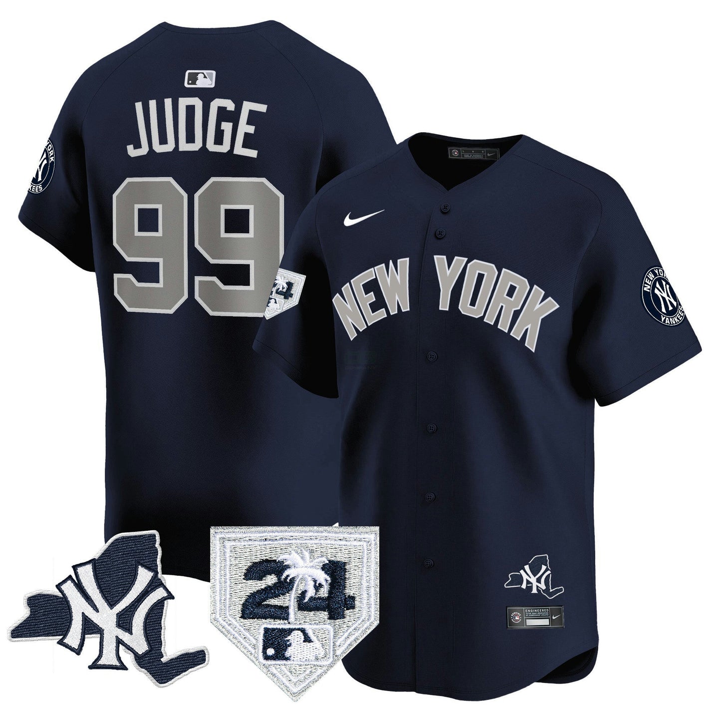 Camisa MLB Men’s Vapor Premier Limited Jersey – New York Patch
