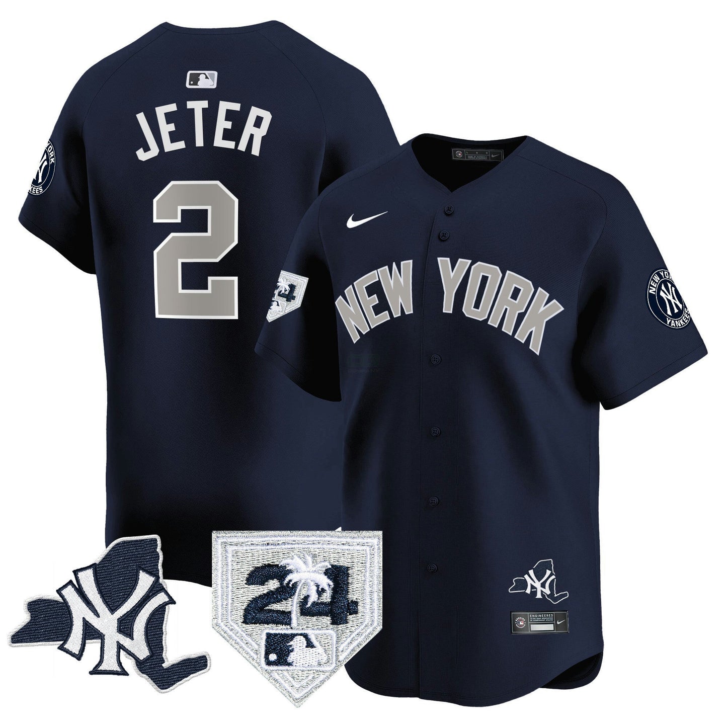 Camisa MLB Men’s Vapor Premier Limited Jersey – New York Patch