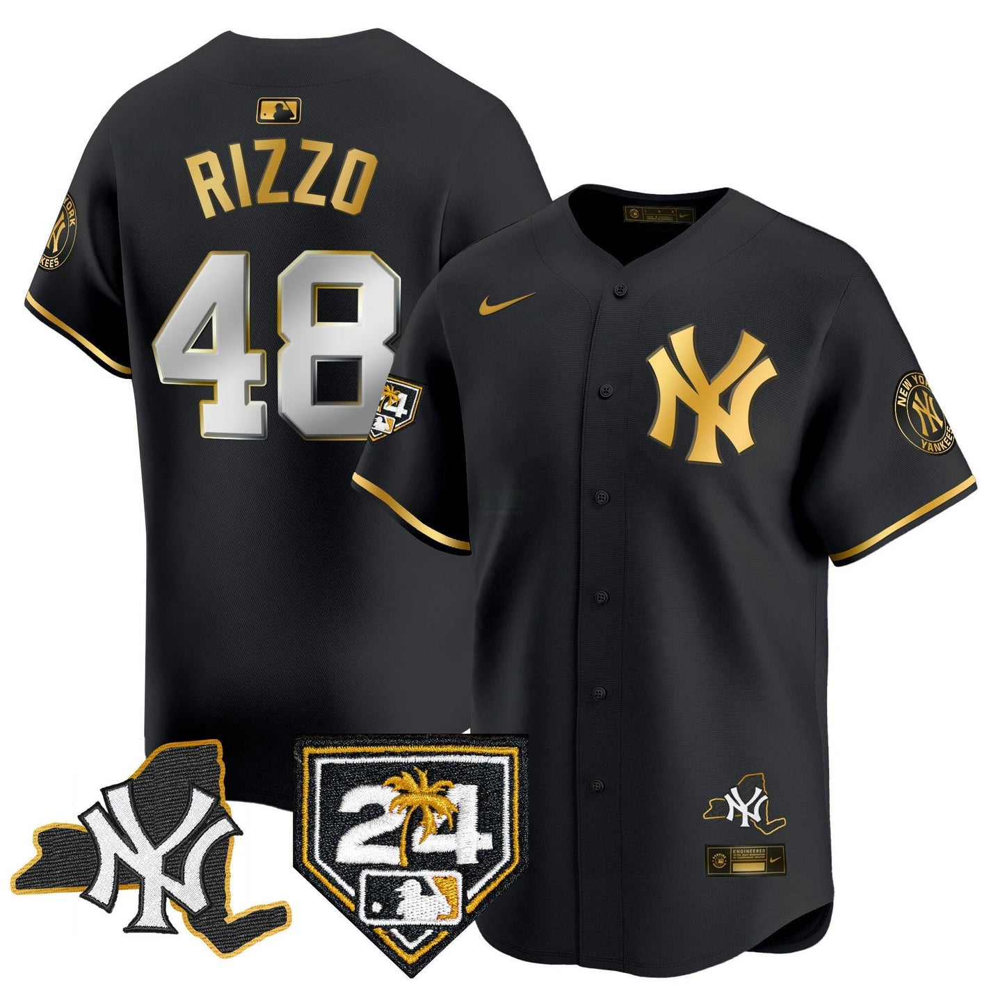 Camisa MLB Men’s Vapor Premier Limited Jersey – New York Patch