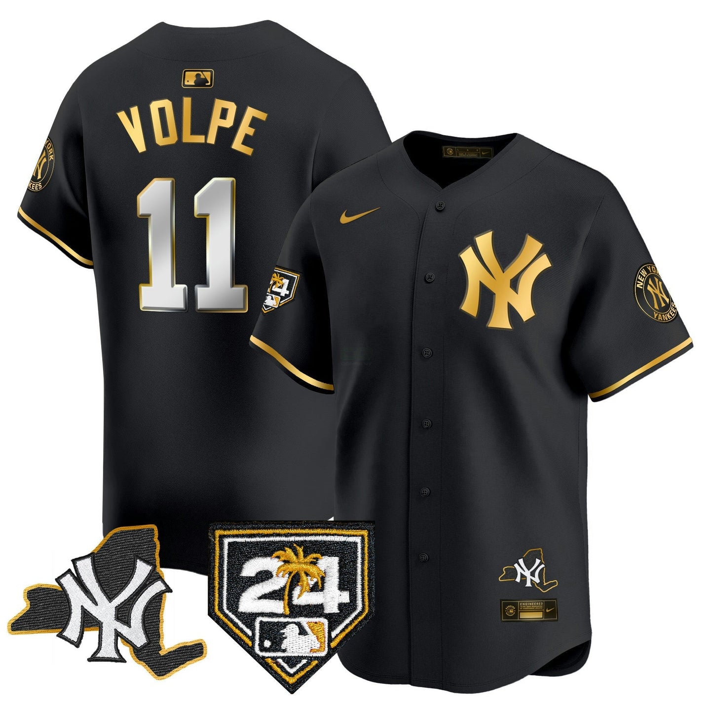 Camisa MLB Men’s Vapor Premier Limited Jersey – New York Patch