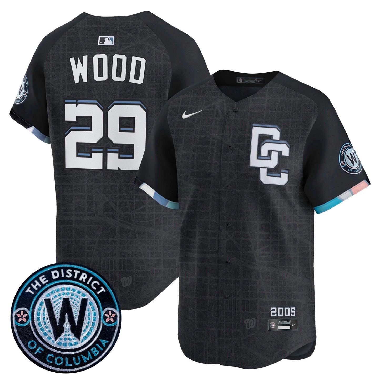 Camisa MLB Men’s Washington 2025 City Connect Vapor Premier Limited Jersey – Stitched