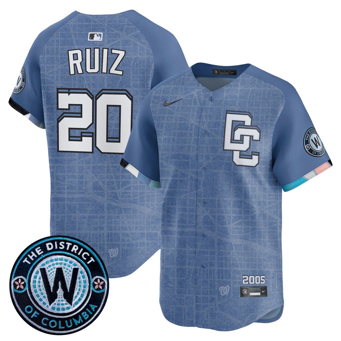 Camisa MLB Men’s Washington 2025 City Connect Vapor Premier Limited Jersey – Stitched