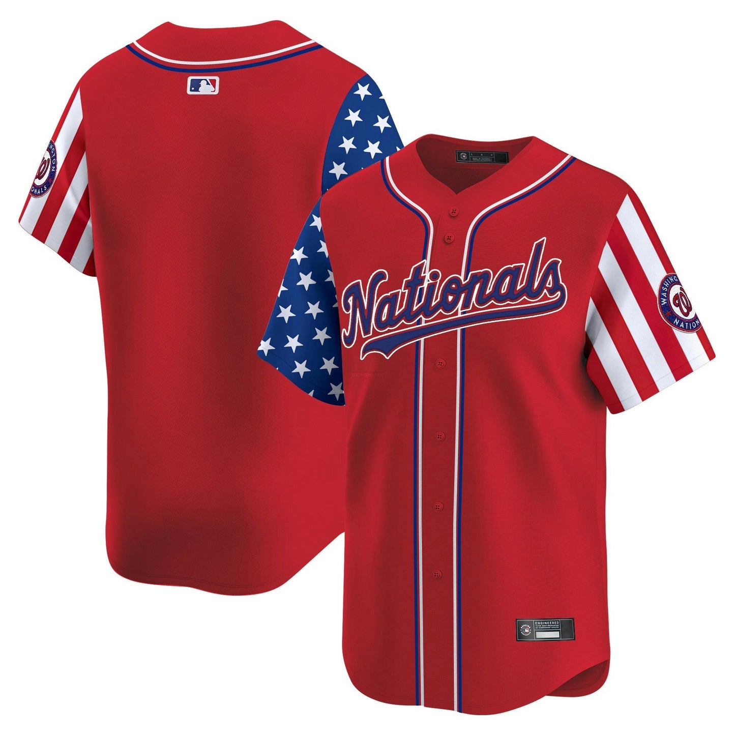Camisa MLB Men’s Washington 2025 Independence Day Vapor Premier Limited Jersey